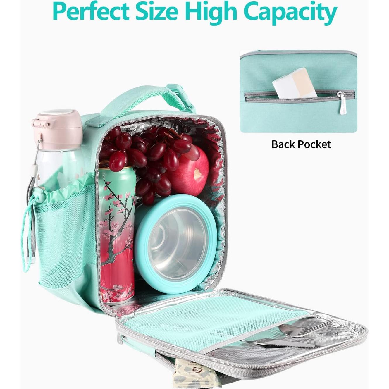 Caja de Almuerzo Aislante Amersun para Niños 4L Azul Claro