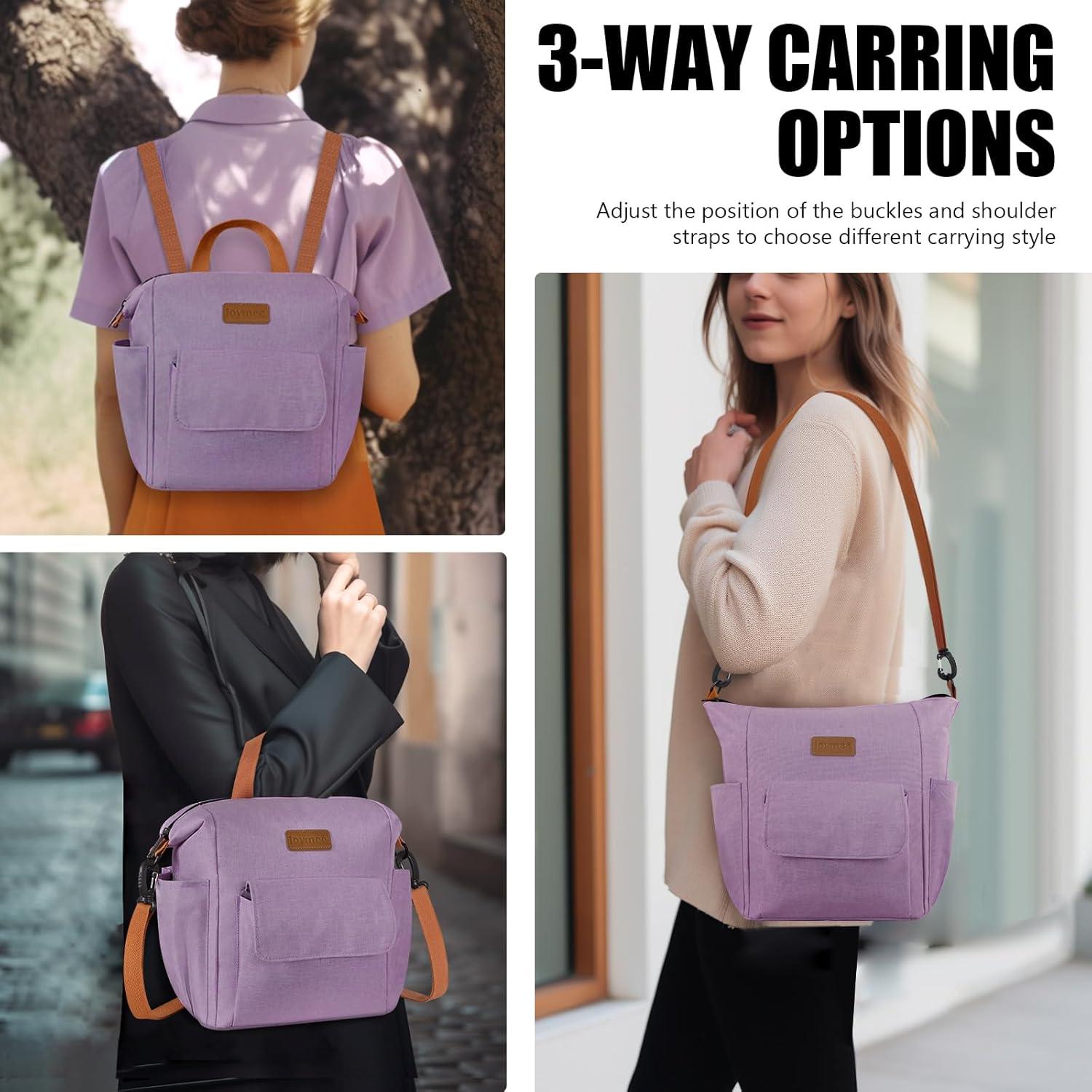 Bolsa de Almuerzo Térmica Joymee 25x16x31cm Púrpura