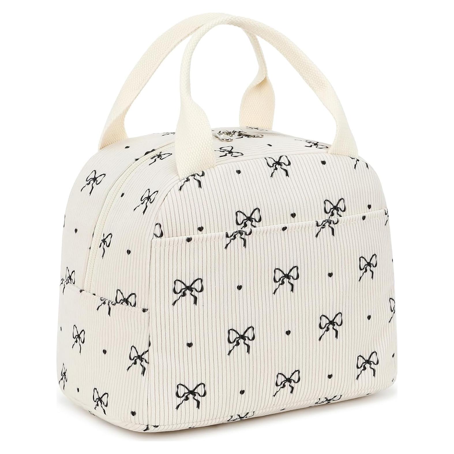 Bolsa de Almuerzo Aislada EurCross Marfil con Lazo Retro 10L