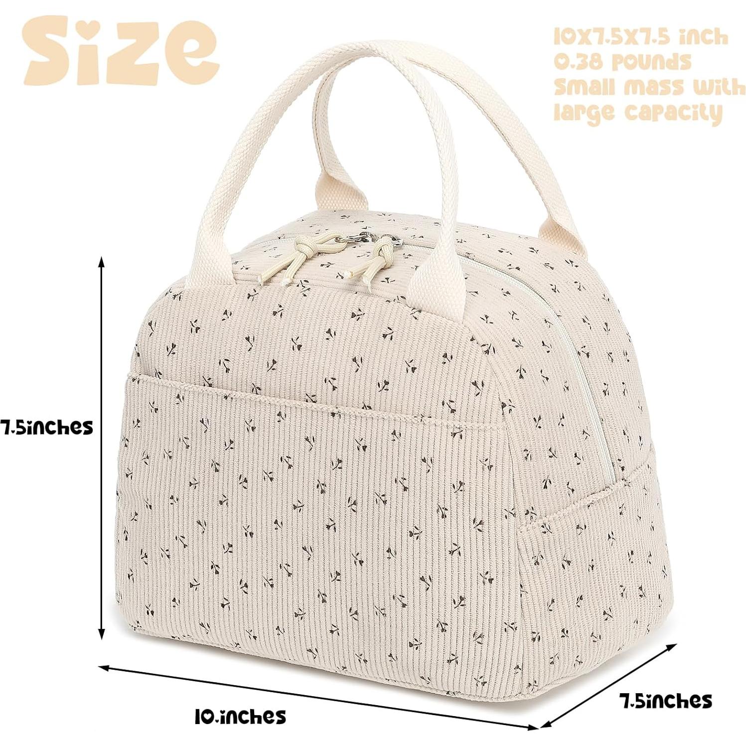 Bolsa de Almuerzo Térmica Bluboon Corduroy 27x16x22cm