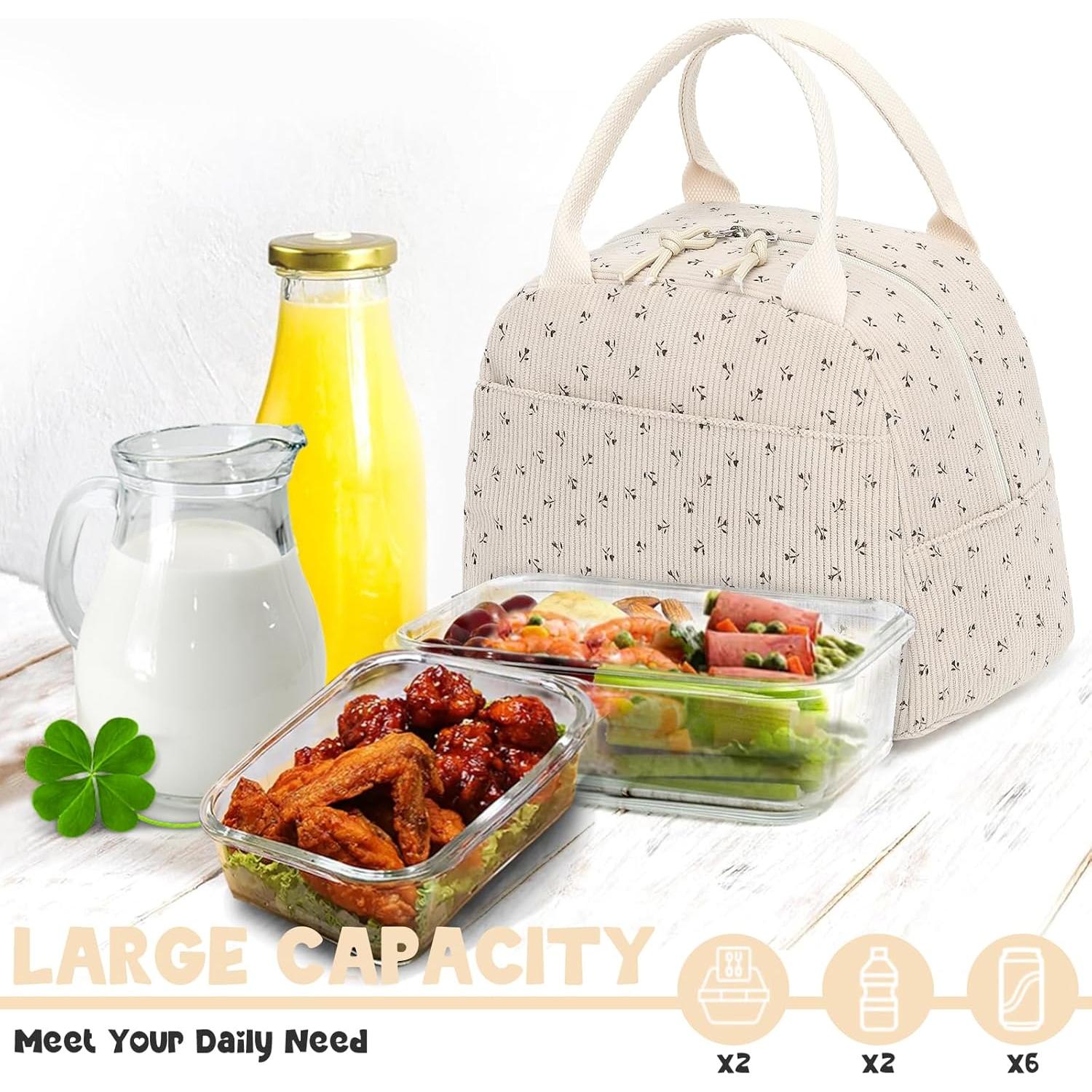 Bolsa de Almuerzo Térmica Bluboon Corduroy 27x16x22cm