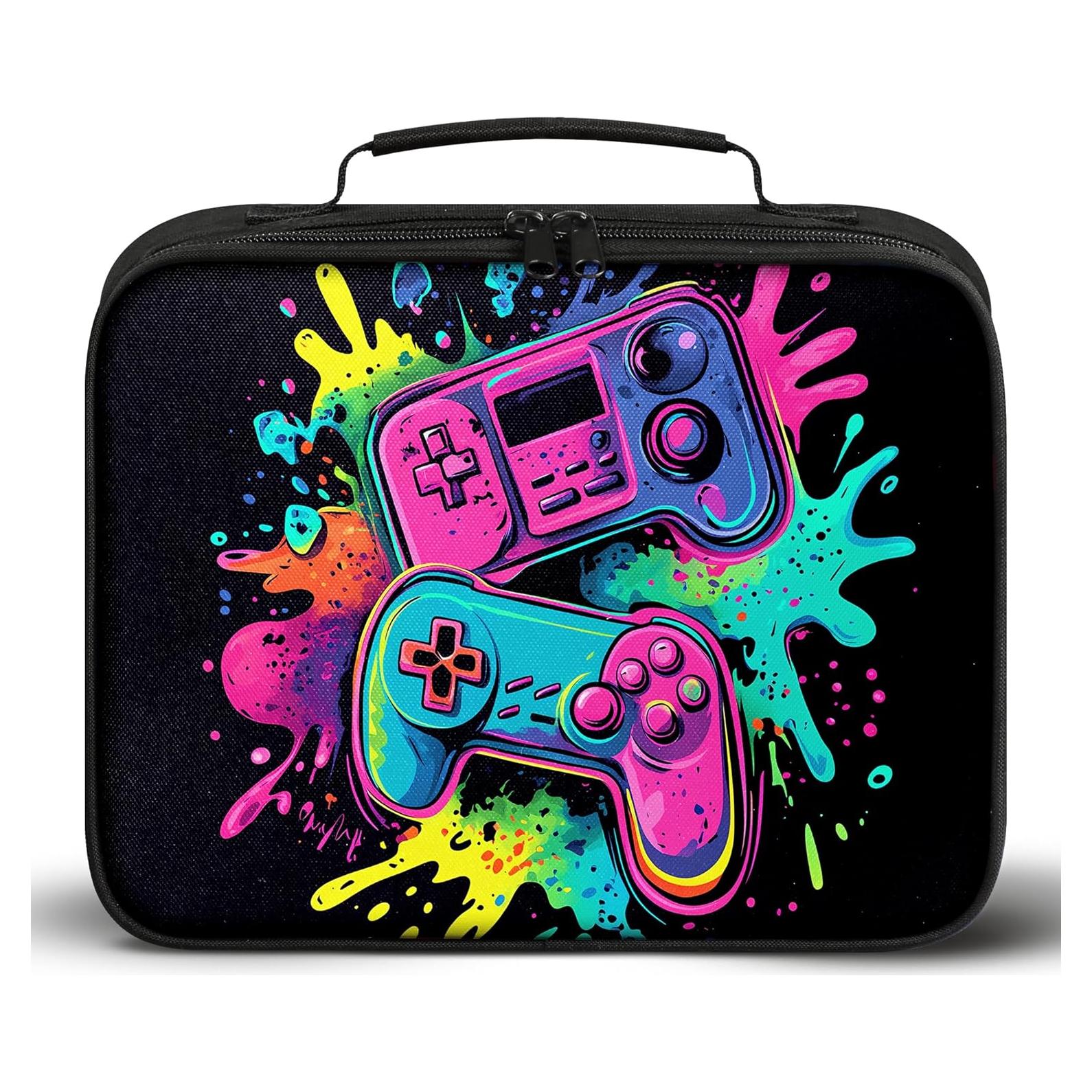 Caja de Almuerzo Gamer WOBAGMEN 10L Impermeable para Niños