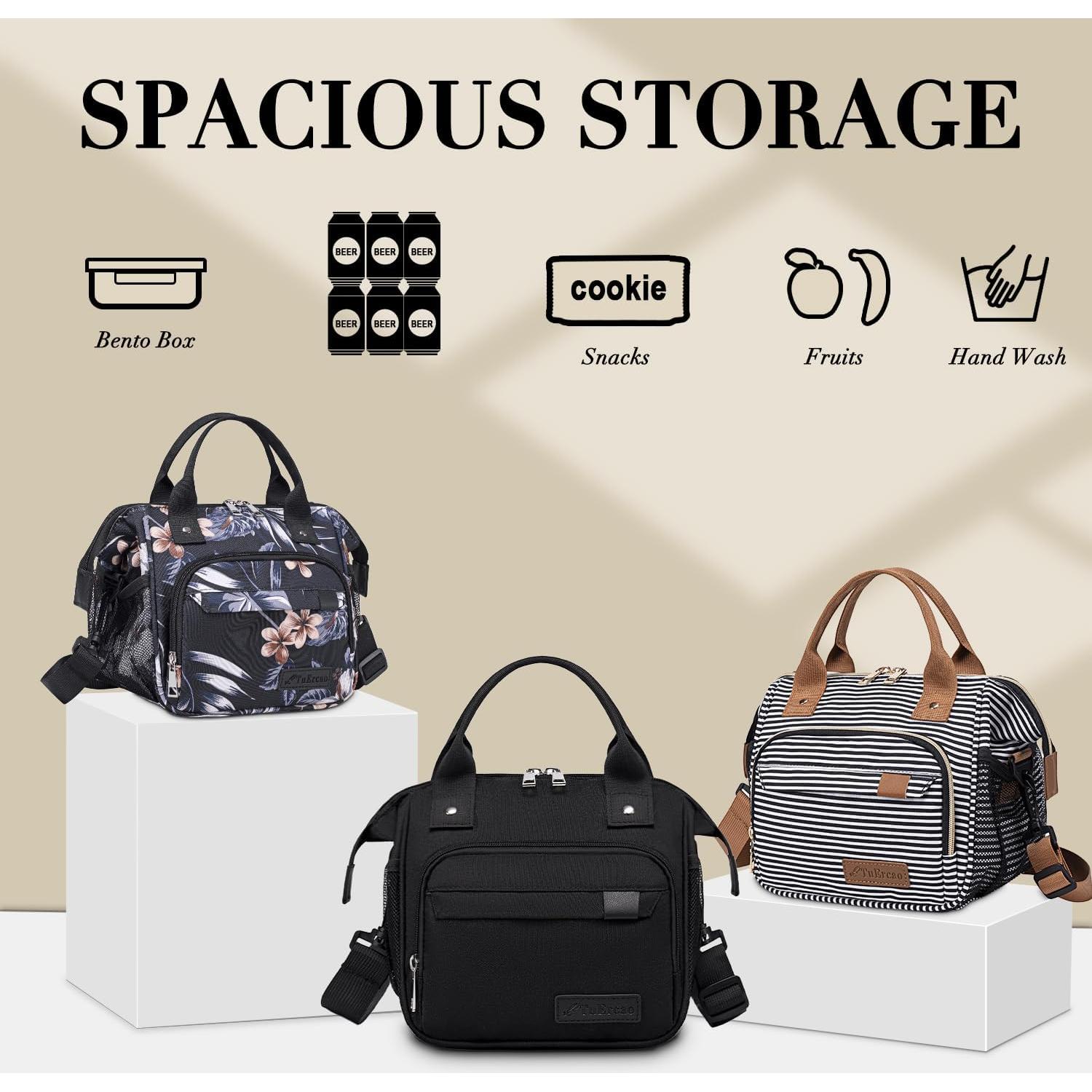 Bolsa de Almuerzo Aislada TuErCao Pequeña Rayas 6.3L