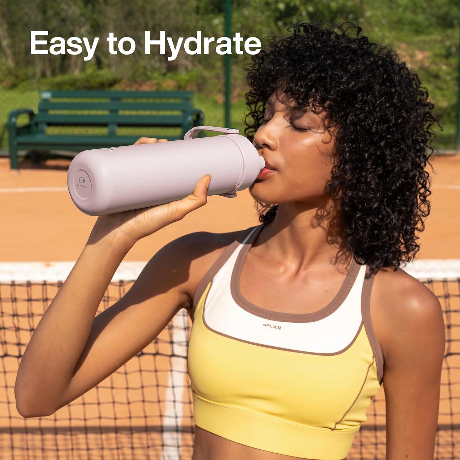 Botella de Agua Aislada ENCOOL 0.77L Acero Inoxidable Doble Pared