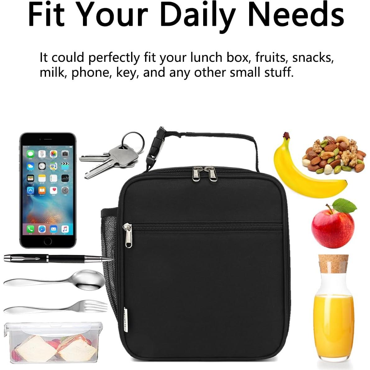 Caja de Almuerzo Térmica GYEUKHAM Negra 5.3L 4 Compartimentos