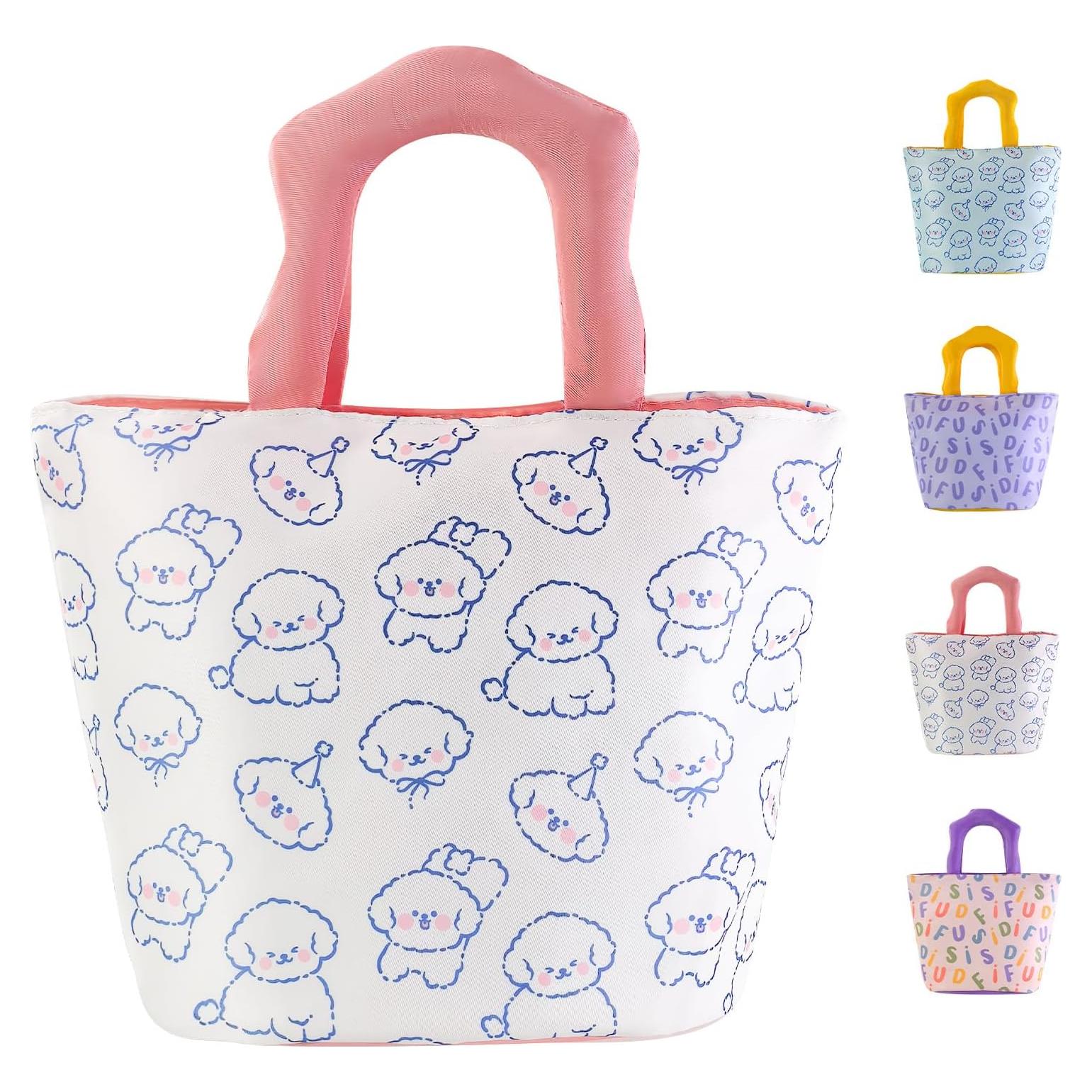 Bolsa de Almuerzo Aislada Homele Perro Blanco 30x15x20 cm