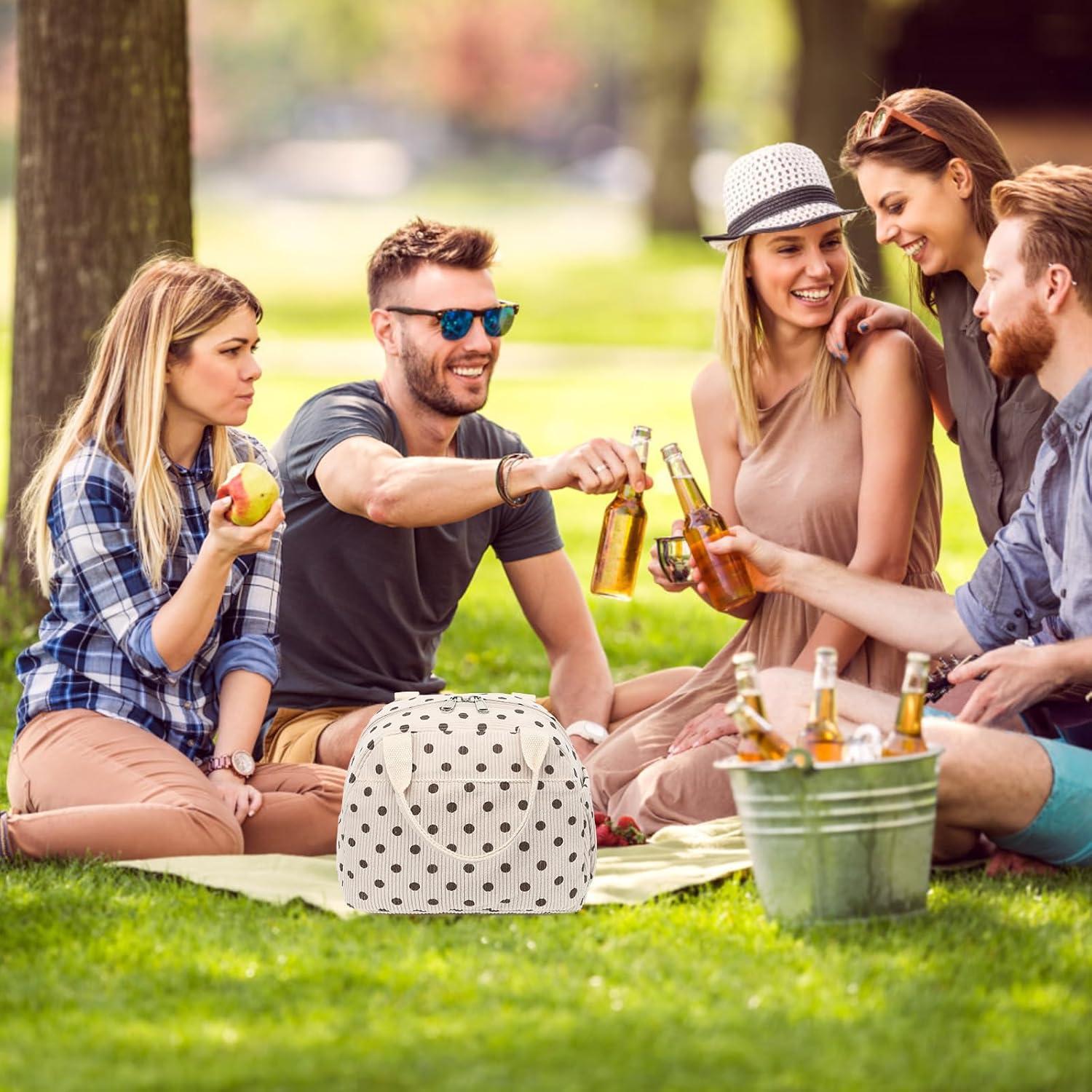 Bolsa de Almuerzo Aislada Restro 8.5L Terciopelo Moda