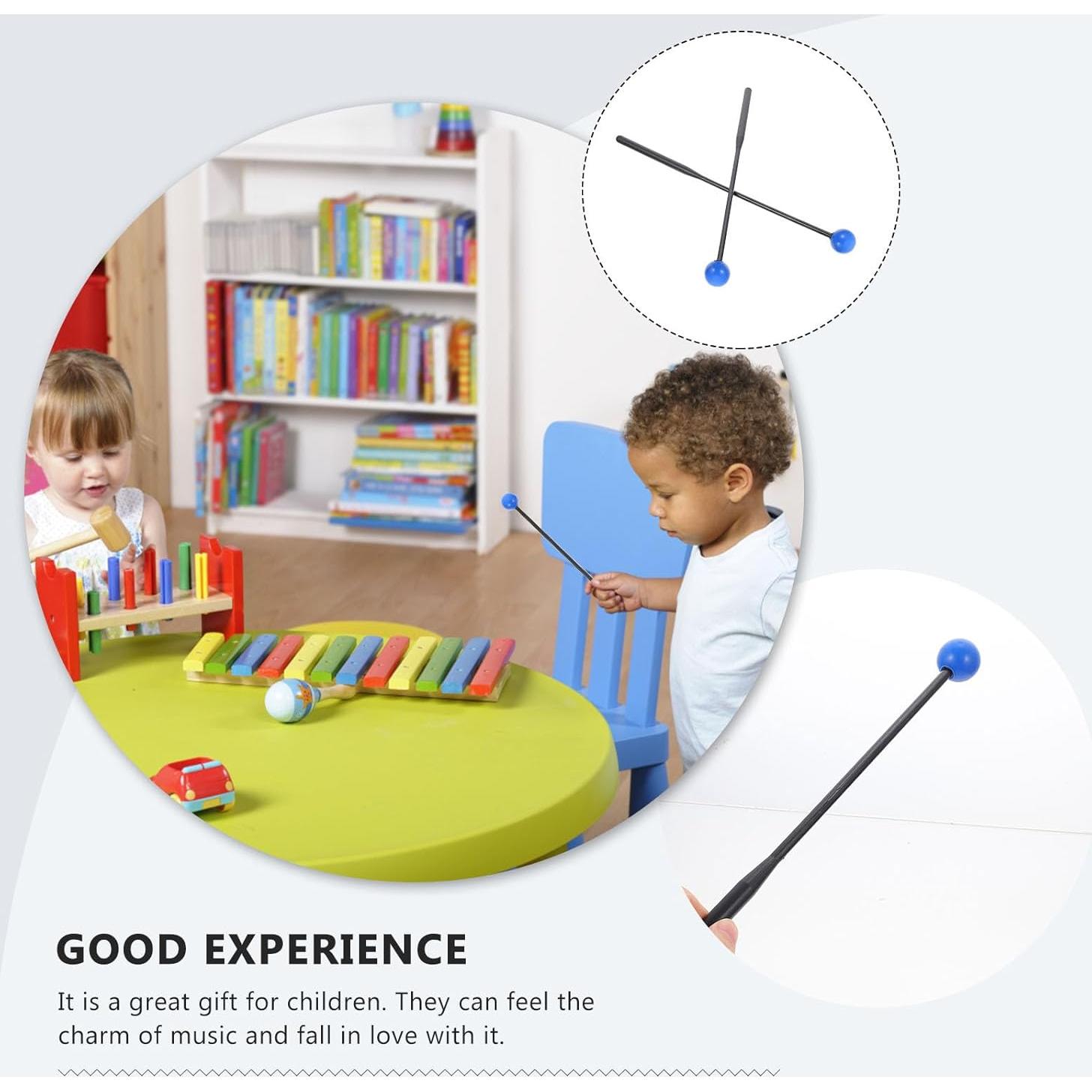 Mallets de Goma FAVOMOTO para Xilófono y Glockenspiel - 2 Pcs