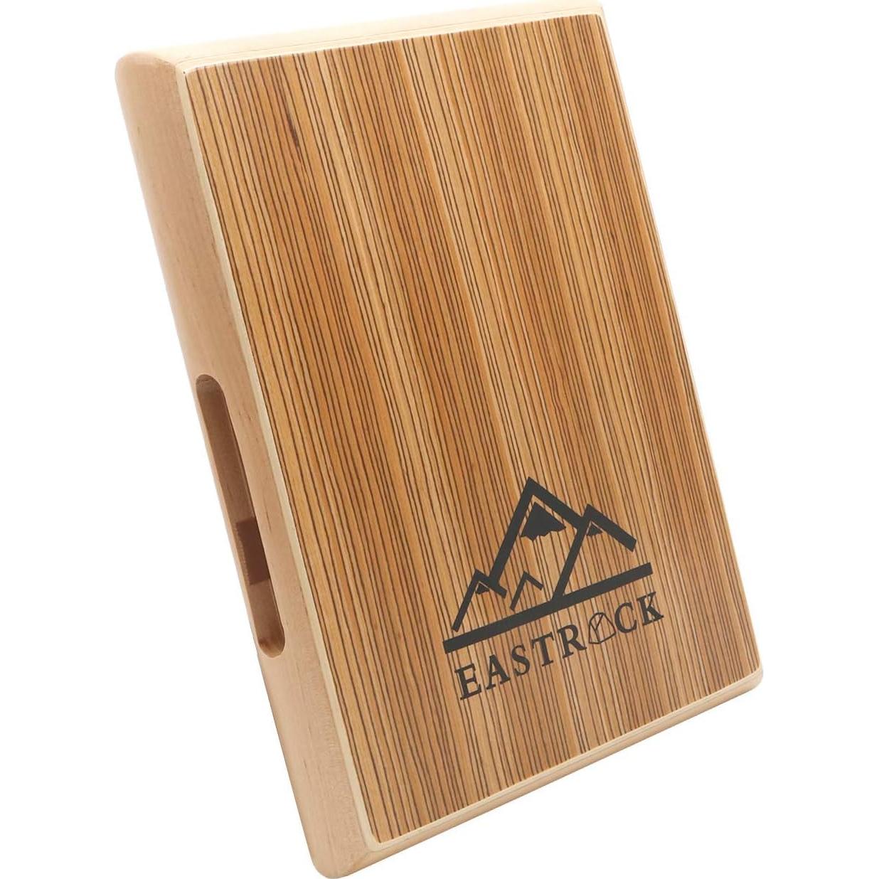 Cajón de Viaje EASTROCK Compacto de Madera con Bolsa