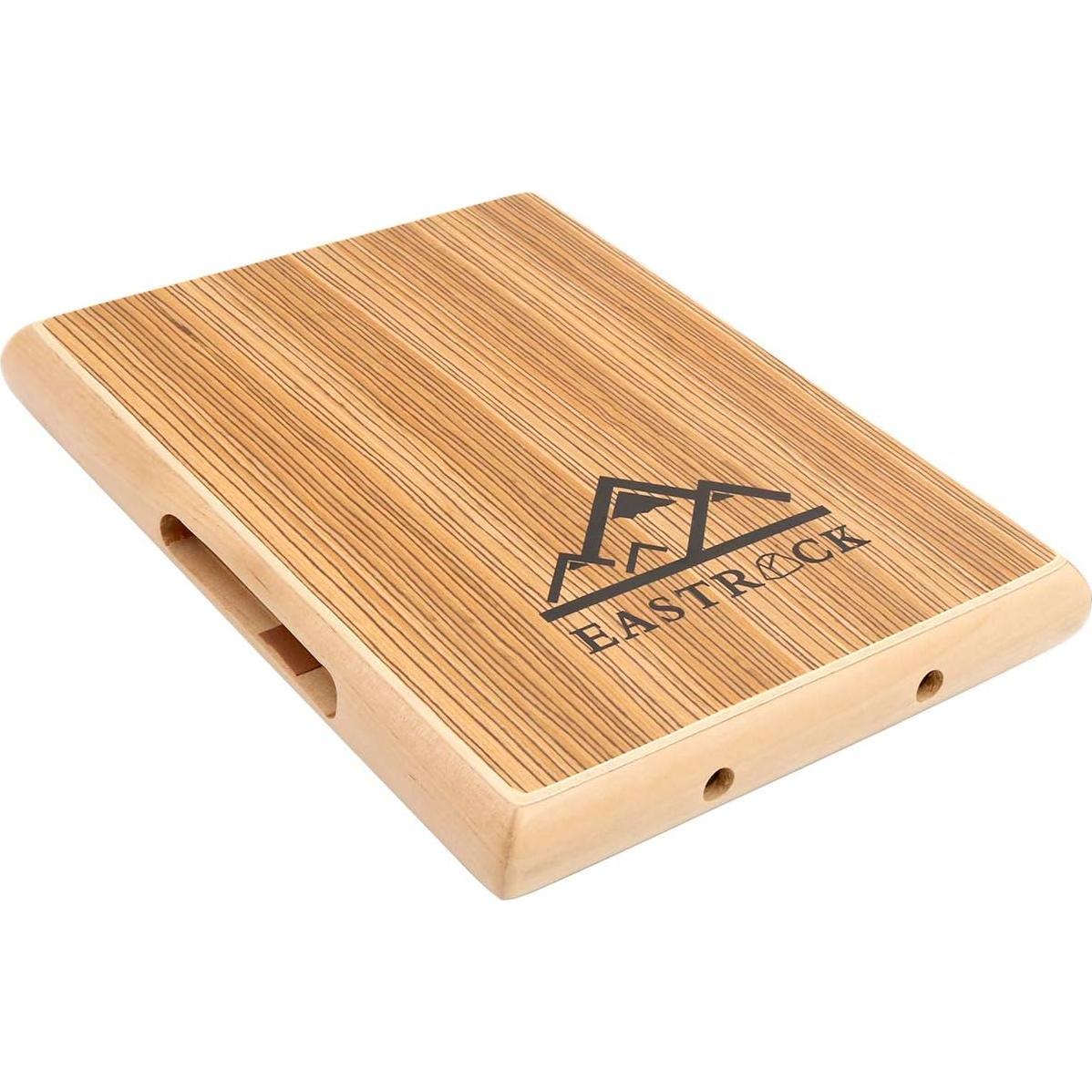 Cajón de Viaje EASTROCK Compacto de Madera con Bolsa