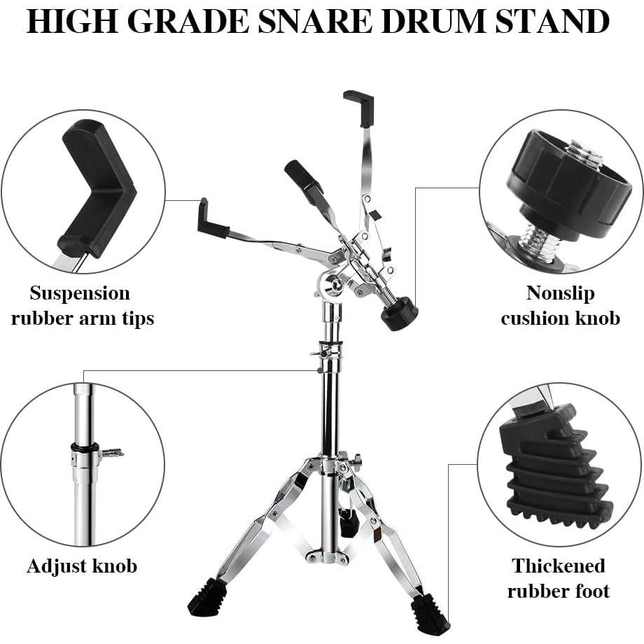 Soporte para tambor de caja Keerpusi ajustable 10-14"