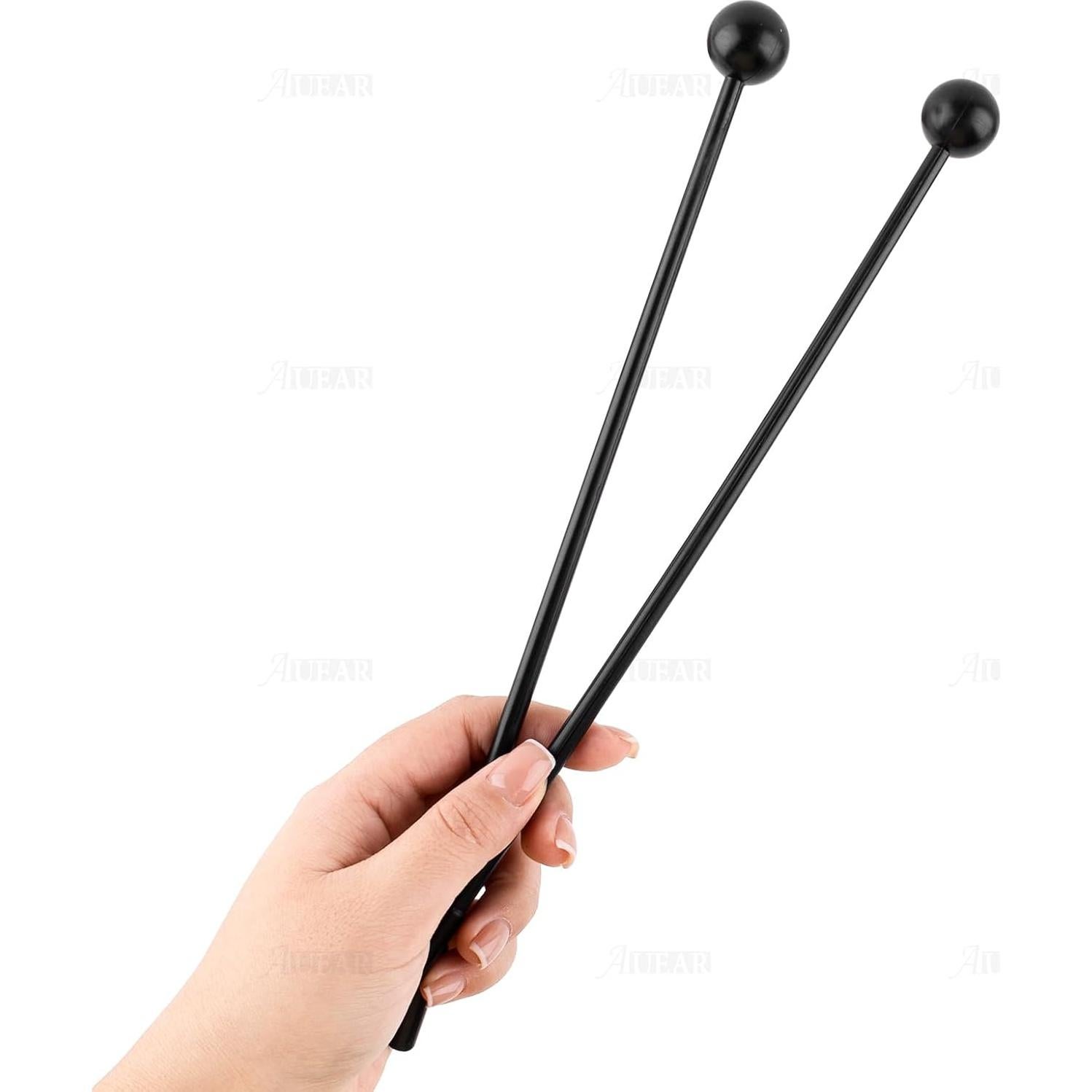 Paquete de 10 Martillos de Plástico AUEAR para Percusión 27.3 cm