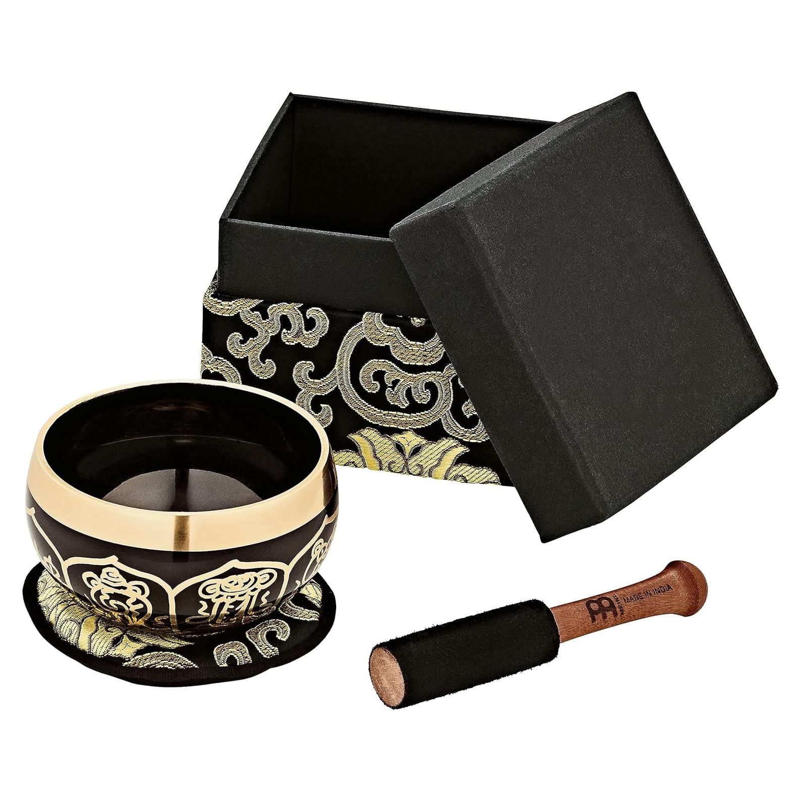 Tazón Cantante Ornamental Meinl 9.4 cm Negro con Accesorios