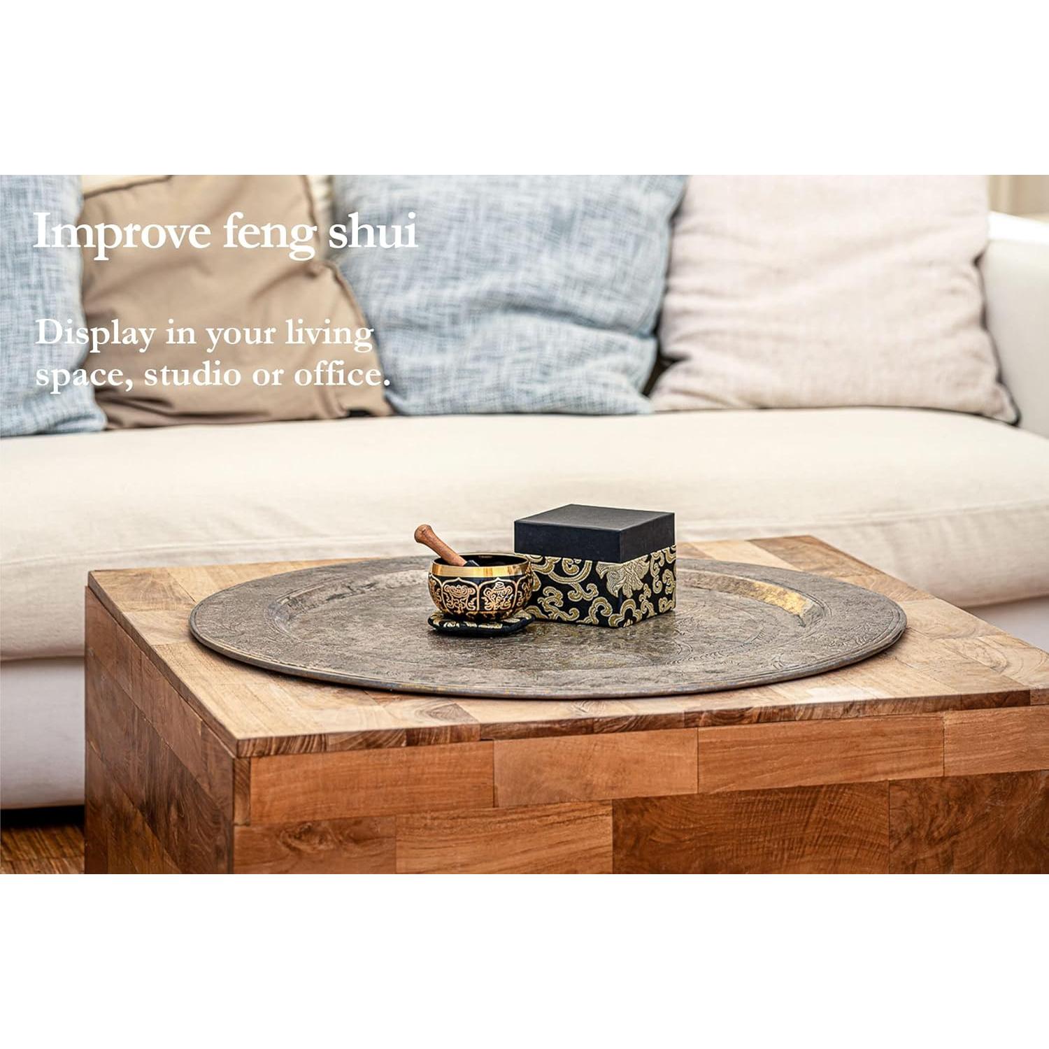 Tazón Cantante Ornamental Meinl 9.4 cm Negro con Accesorios