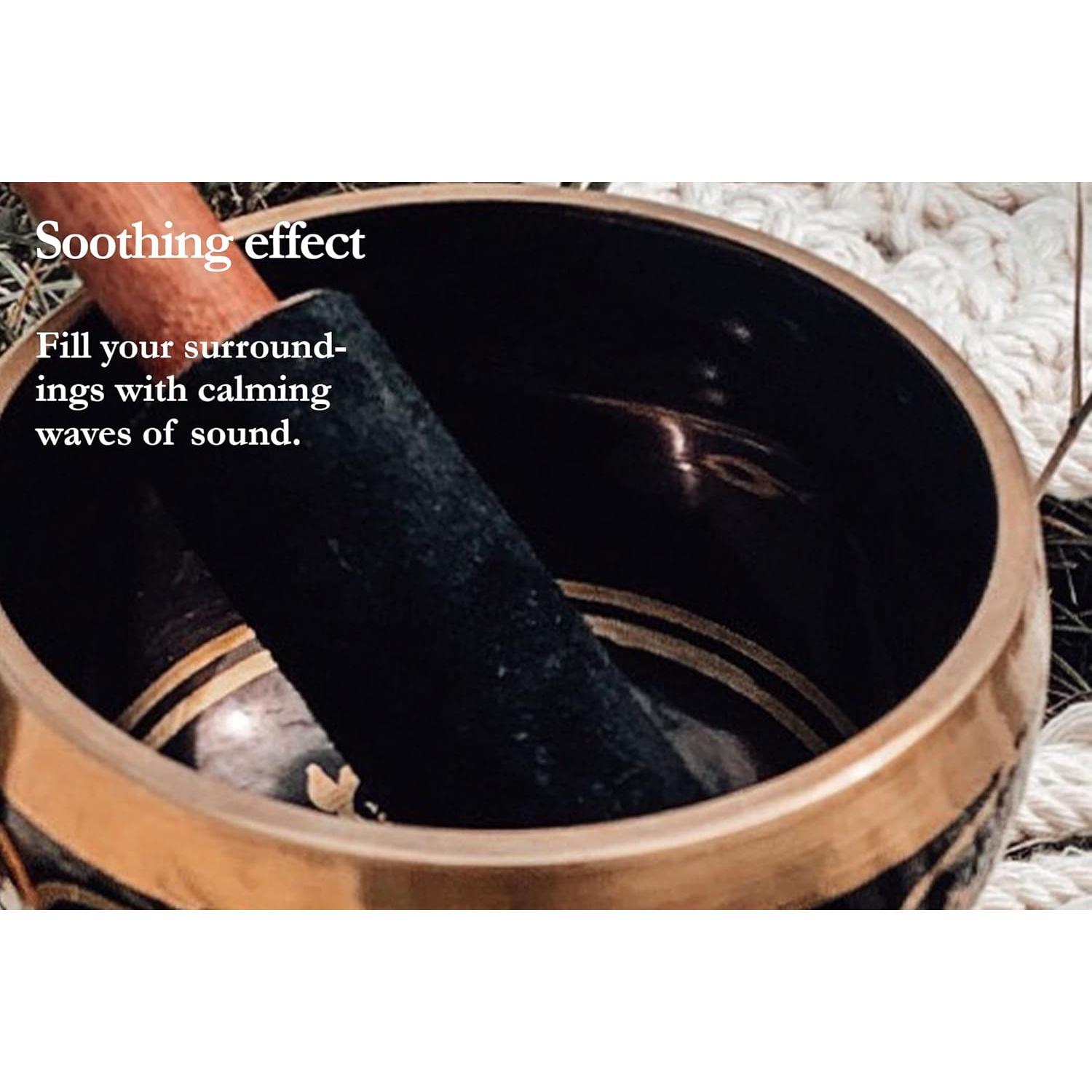 Tazón Cantante Ornamental Meinl 9.4 cm con Martillo y Cojín