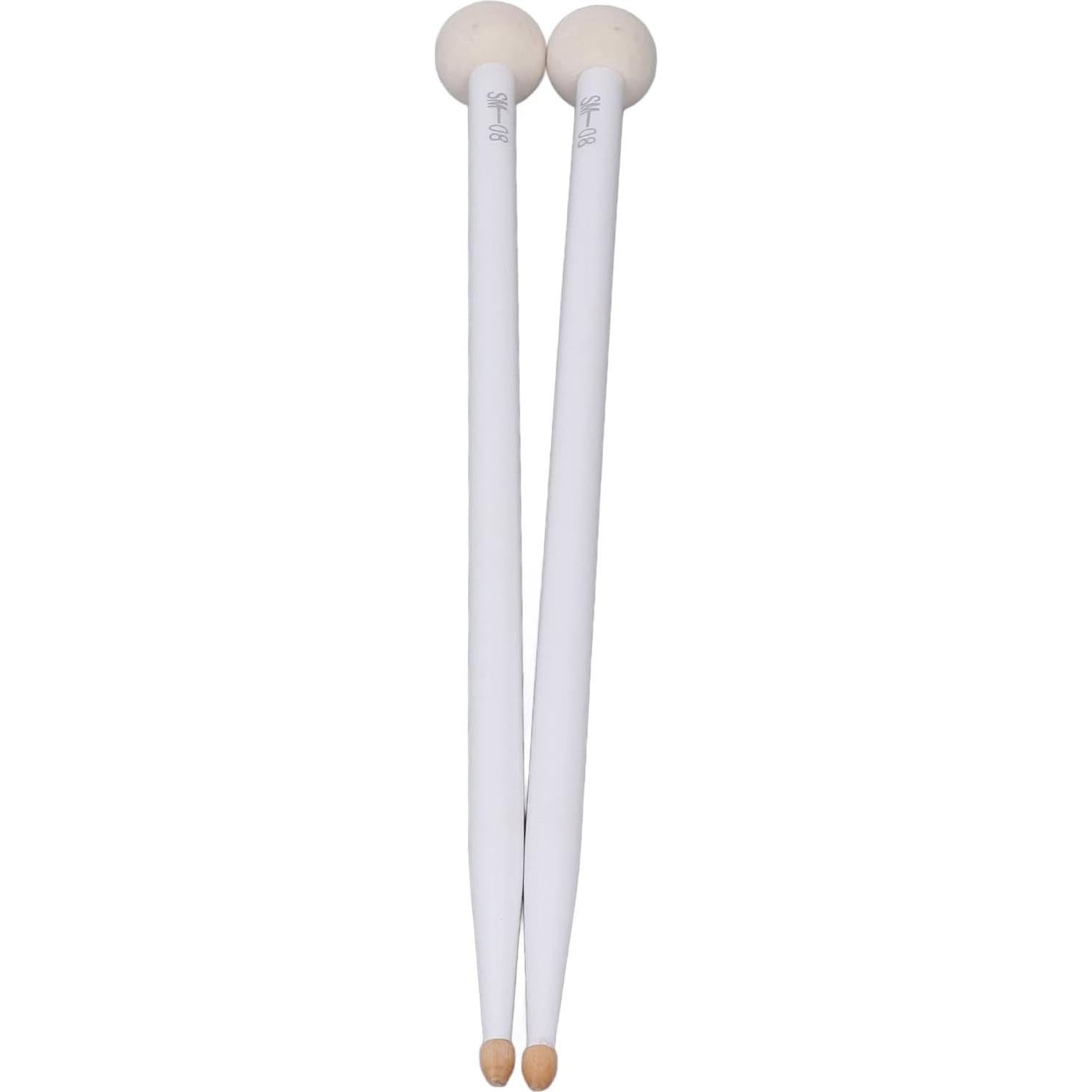 Mazos de tambor VBESTLIFE 2 piezas con mango de arce antideslizante