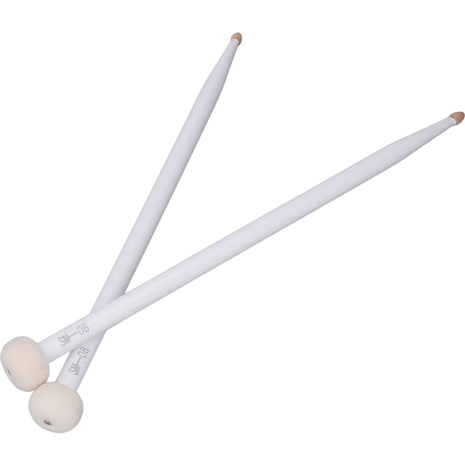 Mazos de tambor VBESTLIFE 2 piezas con mango de arce antideslizante