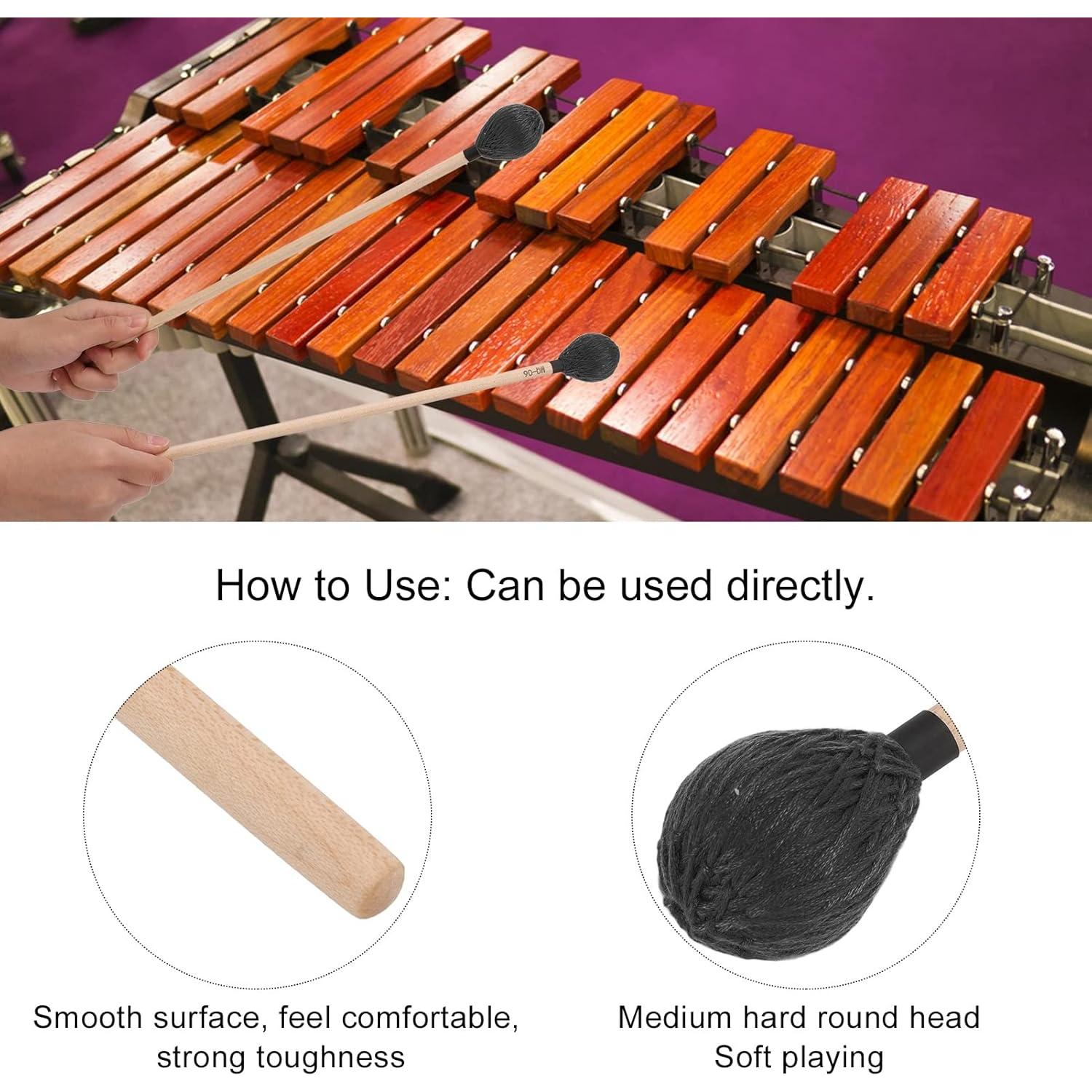 Mazos de Marimba Kadimendium con Mango de Arce - 2 Piezas