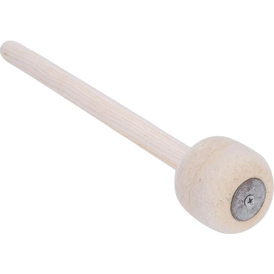 Martillo de Tambor Alomejor con Cabeza de Fieltro y Mango de Madera