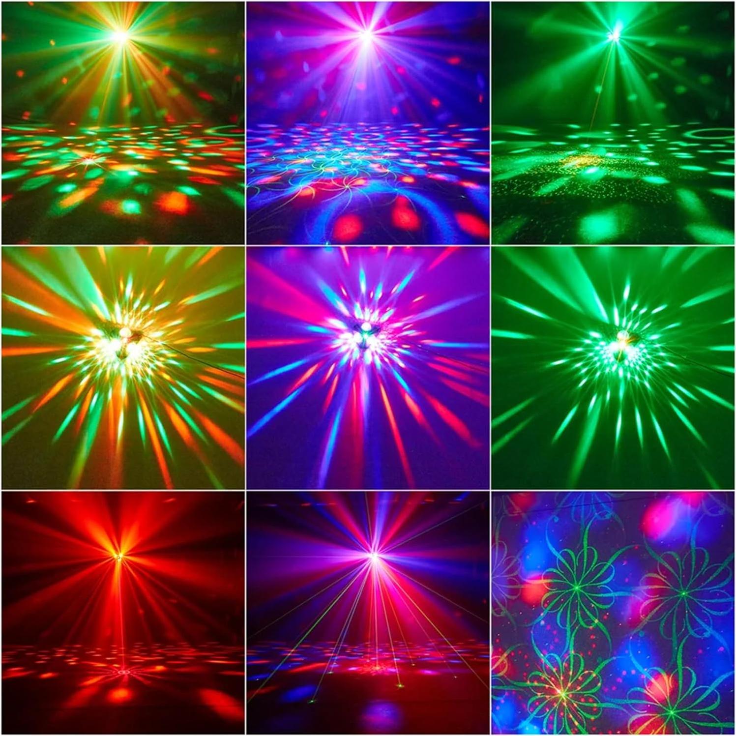 Luces de Fiesta DJ RGB 4 en 1 Shenzhen AL-005 19x19 cm
