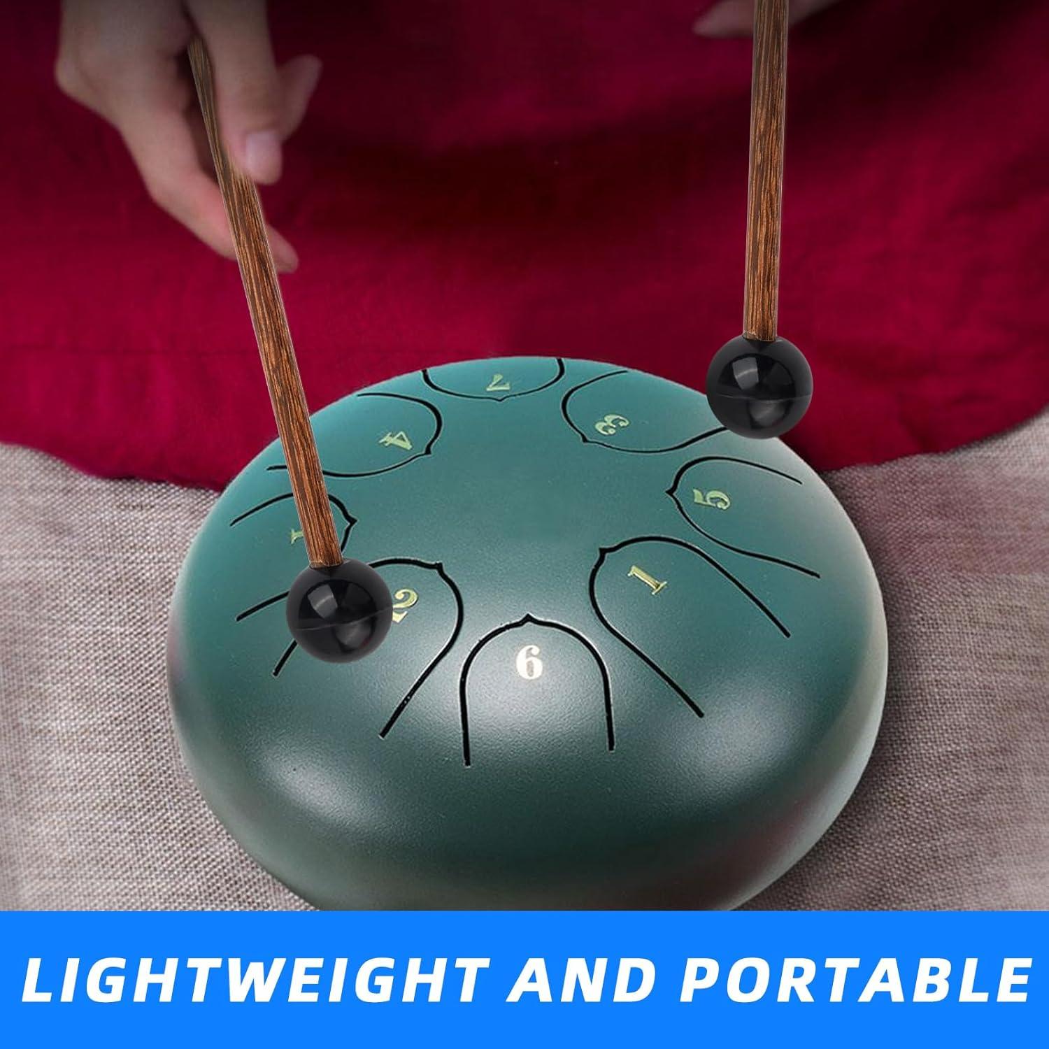 Set de 4 Mallets de Percusión de Madera Roja 15x1.8cm