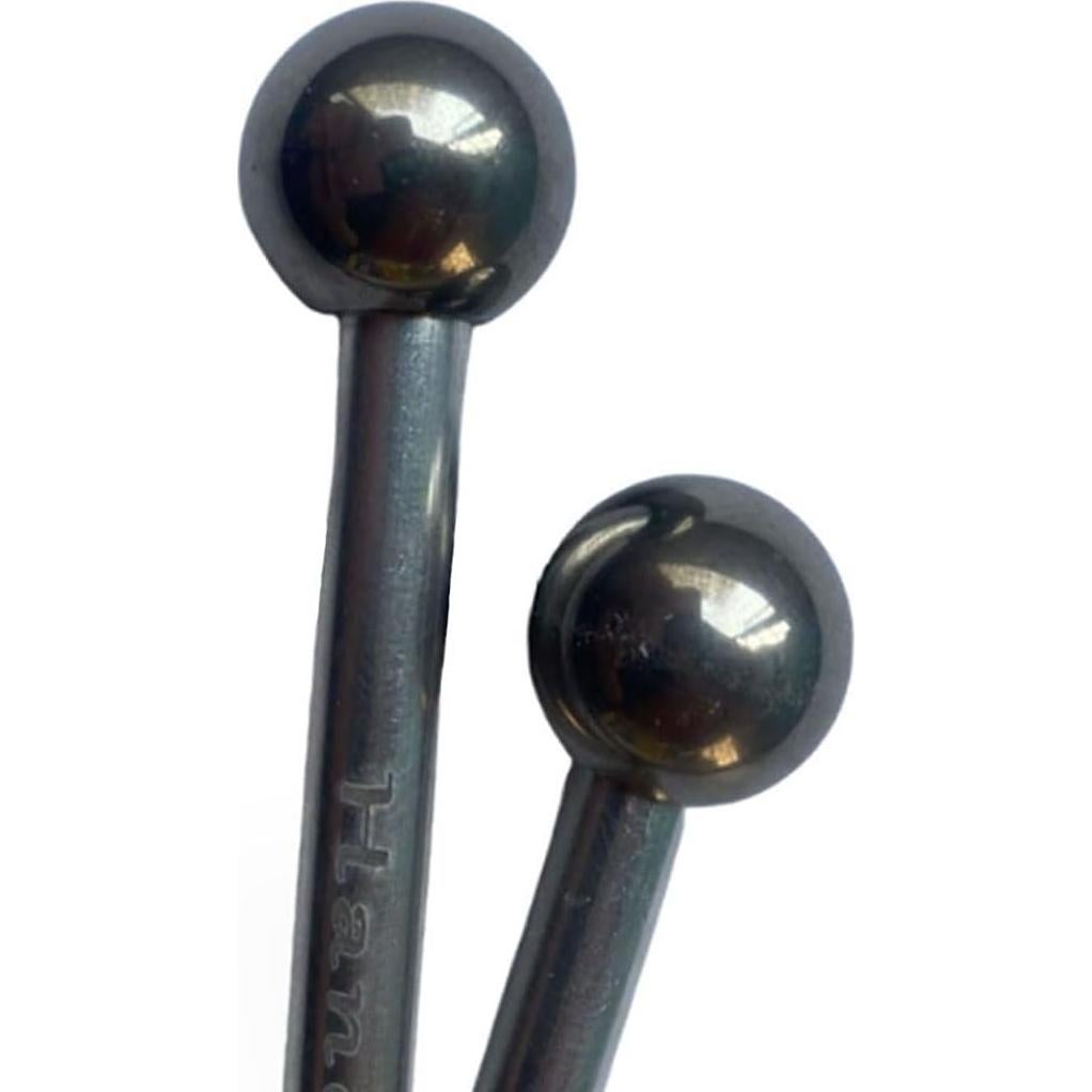 Par de Maquetas de Tambor de Lengua con Cabeza de Acero 22.1cm