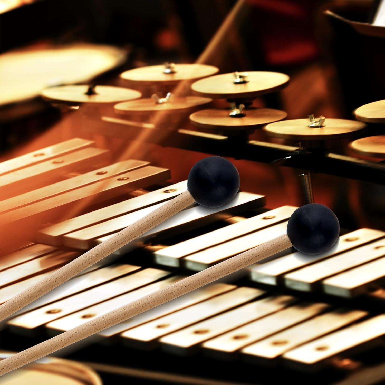 Mazos de Goma 38.1 cm Gdwsm-1 con Bolsa para Percusión