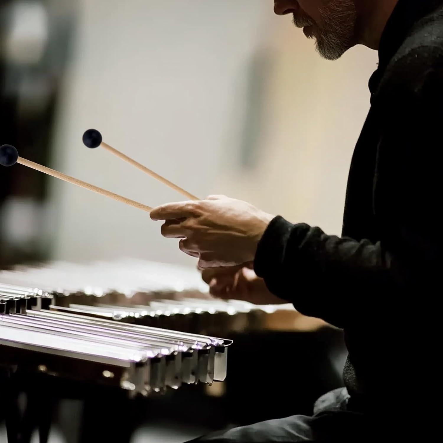 Mazos de Goma 38.1 cm Gdwsm-1 con Bolsa para Percusión