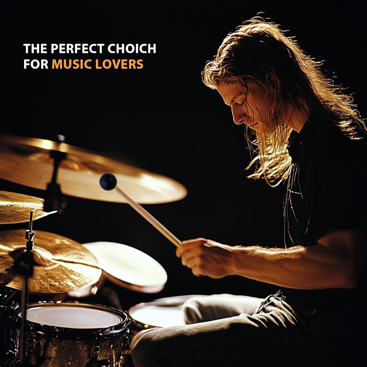 Mazos de Goma 38.1 cm Gdwsm-1 con Bolsa para Percusión