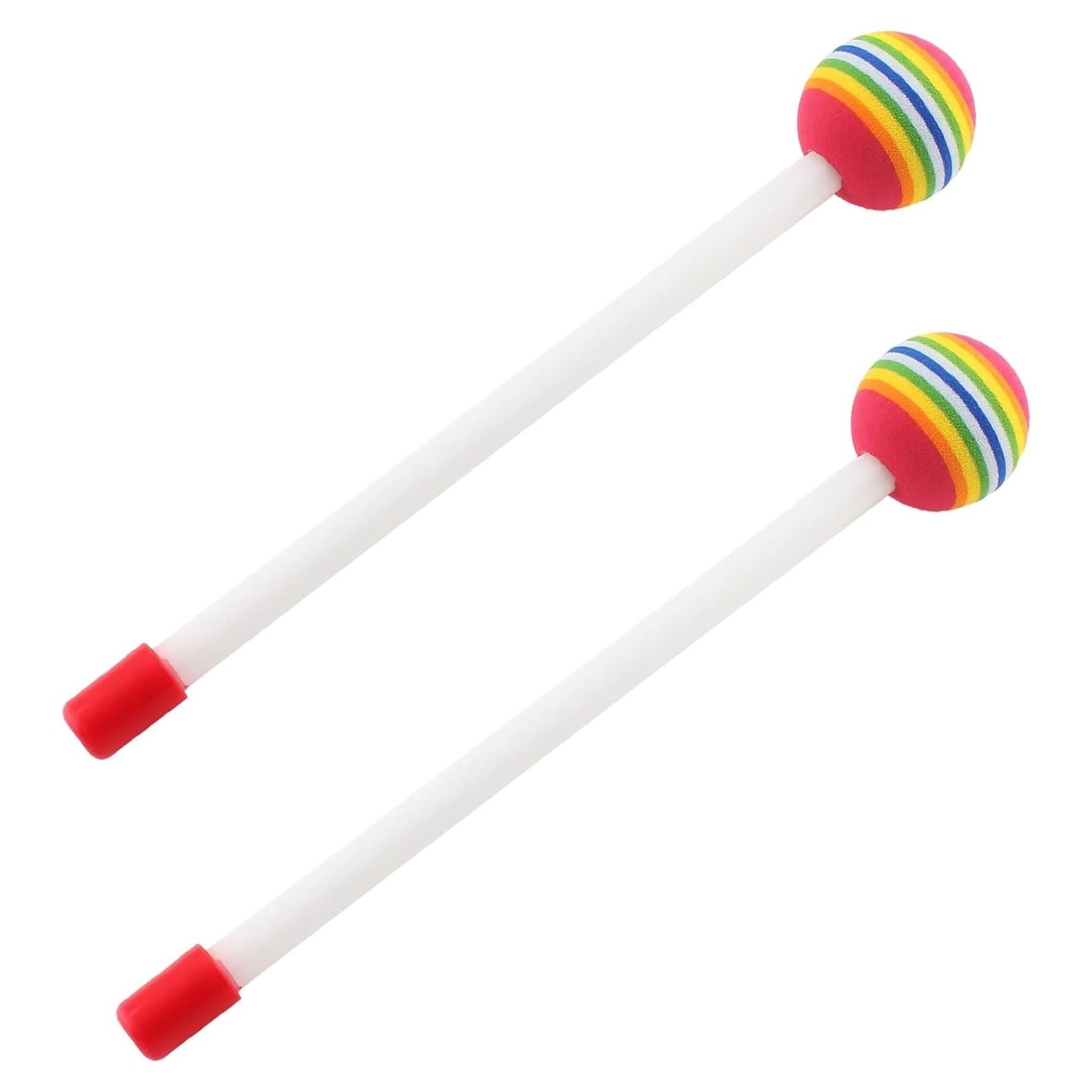 Martillo de Tambor Jiozermi 21 cm Fieltro Antideslizante - 2 Pcs