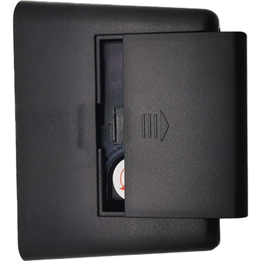 Reloj de Mesa Digital TourKing 17.5cm Retro Blanco y Negro