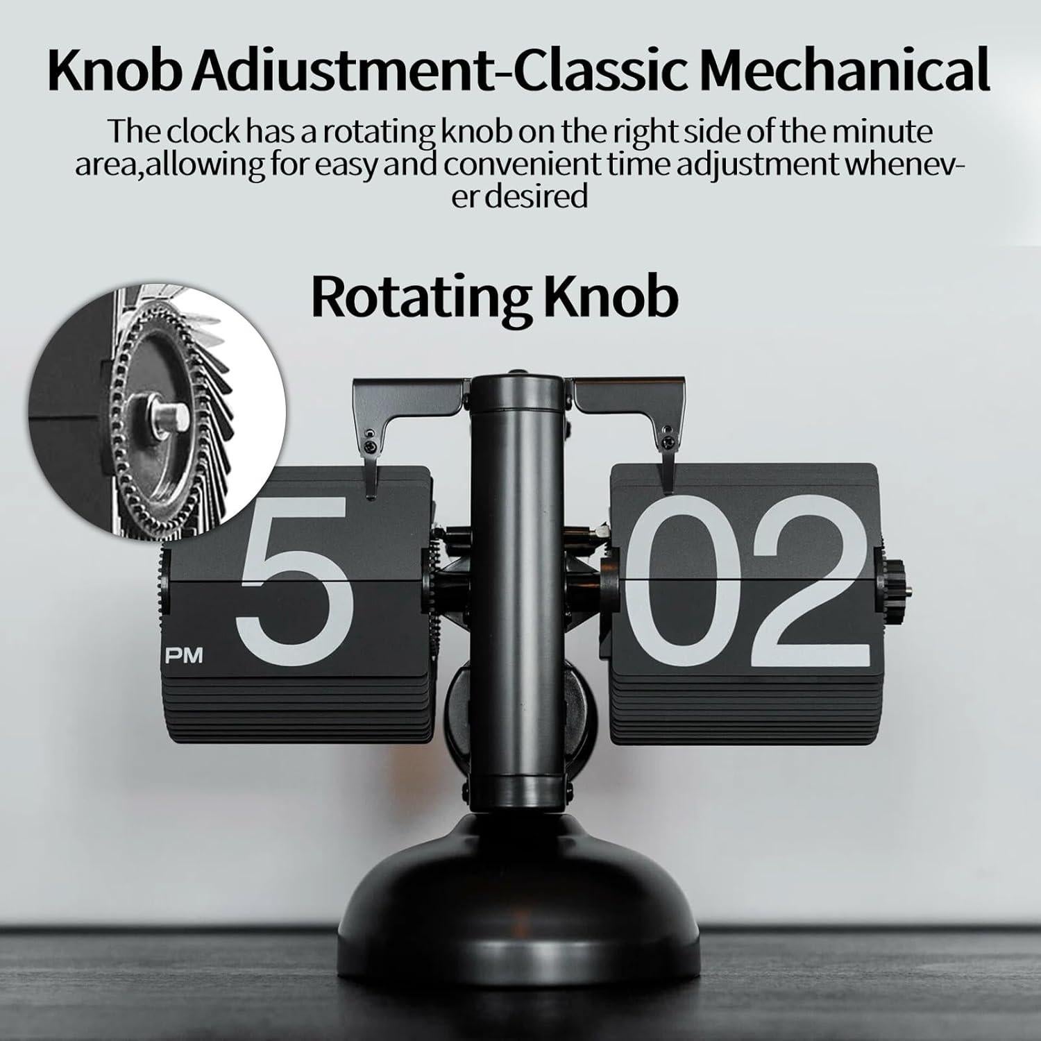 Reloj de Mesa Retro Phencaser con Pantalla Digital 20.3x15.2cm