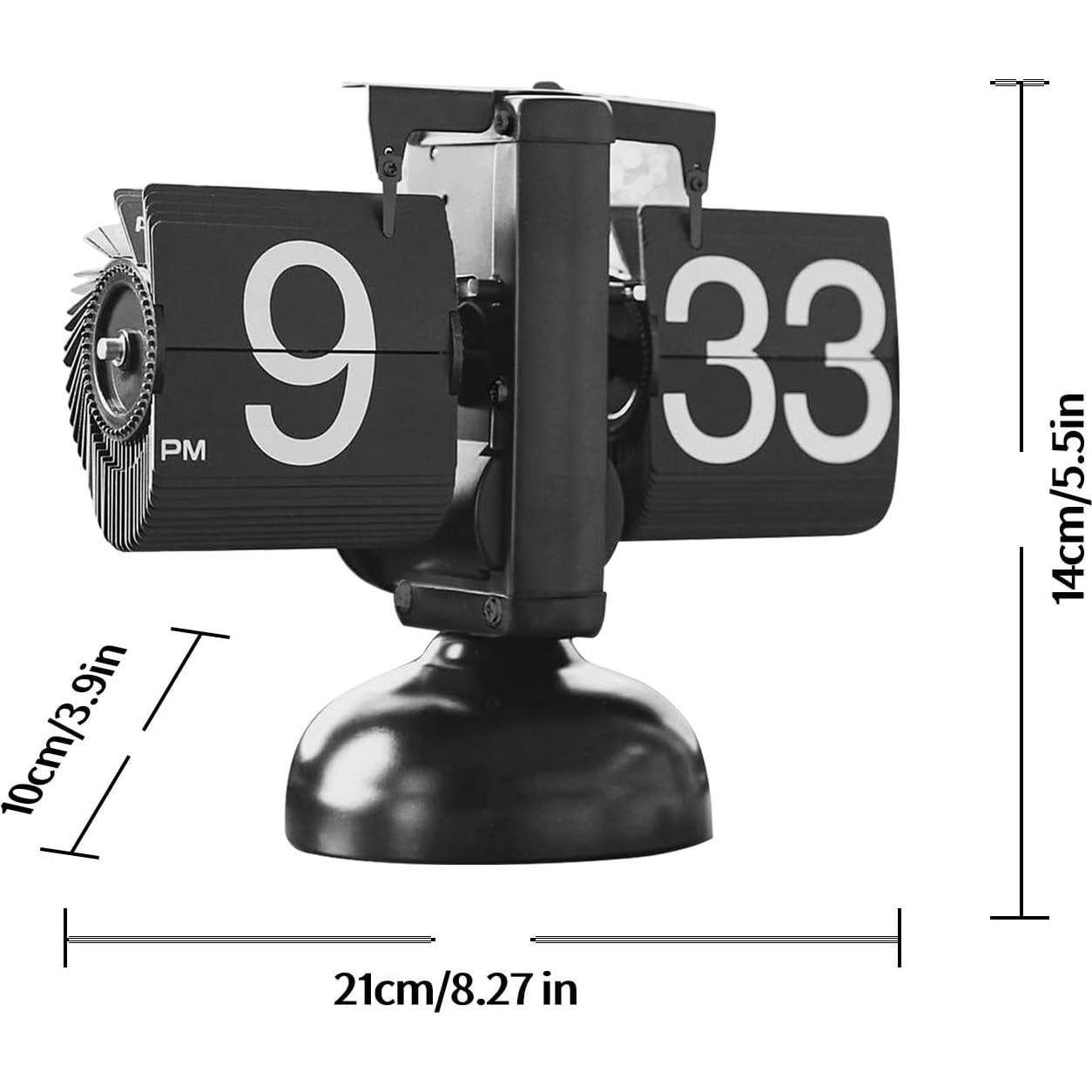 Reloj de Mesa Retro Phencaser con Pantalla Digital 20.3x15.2cm