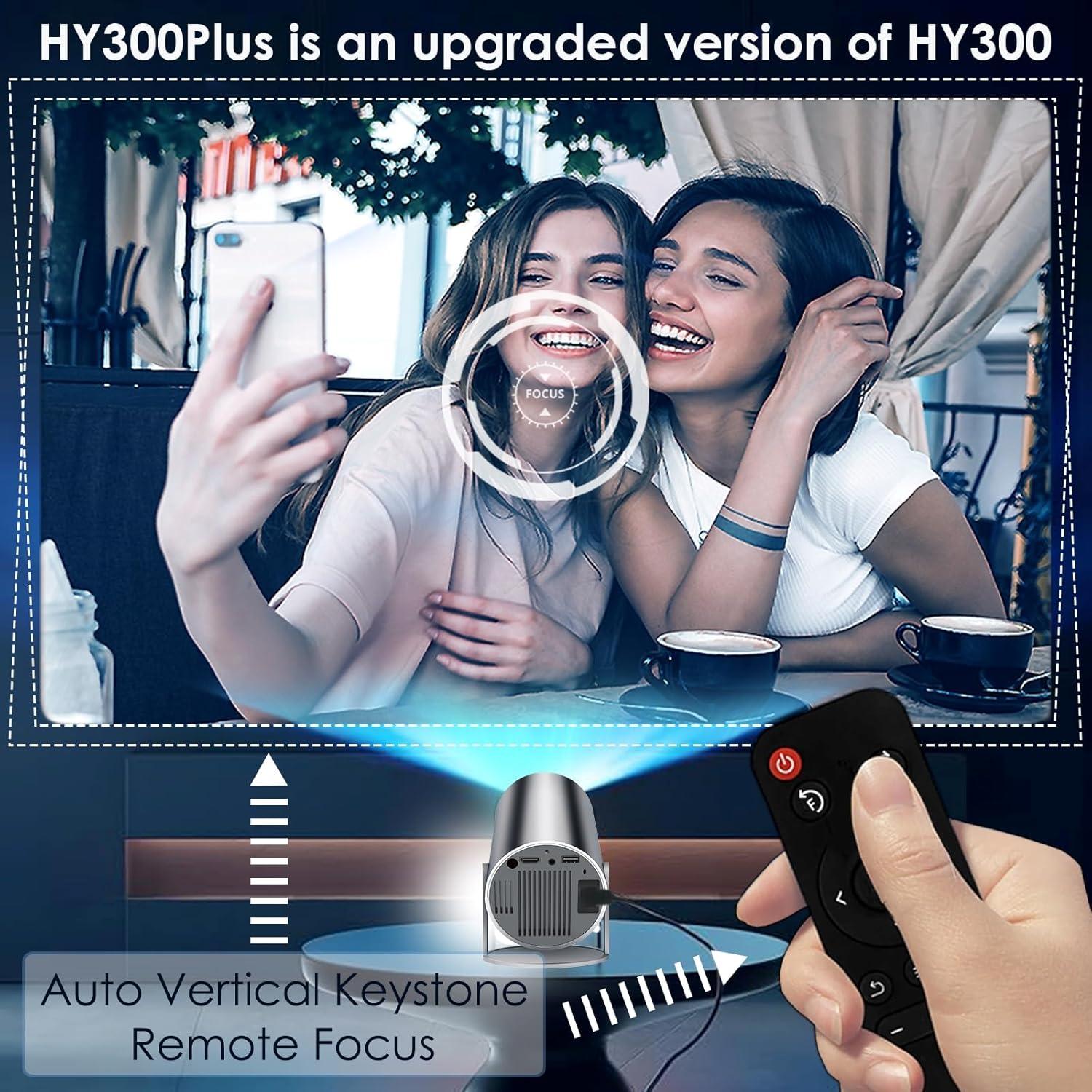 Proyector Mini Portátil DUPULEE HY300 Plus 4K, WiFi, Bluetooth