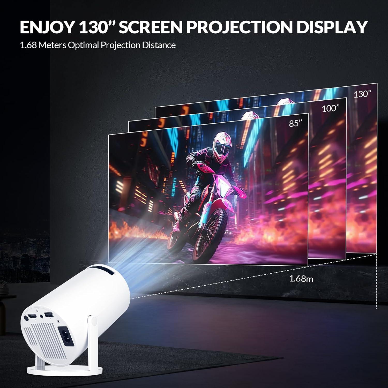 Proyector Mini Portátil Reiie HY300 Pro+ Android 11.0 720P