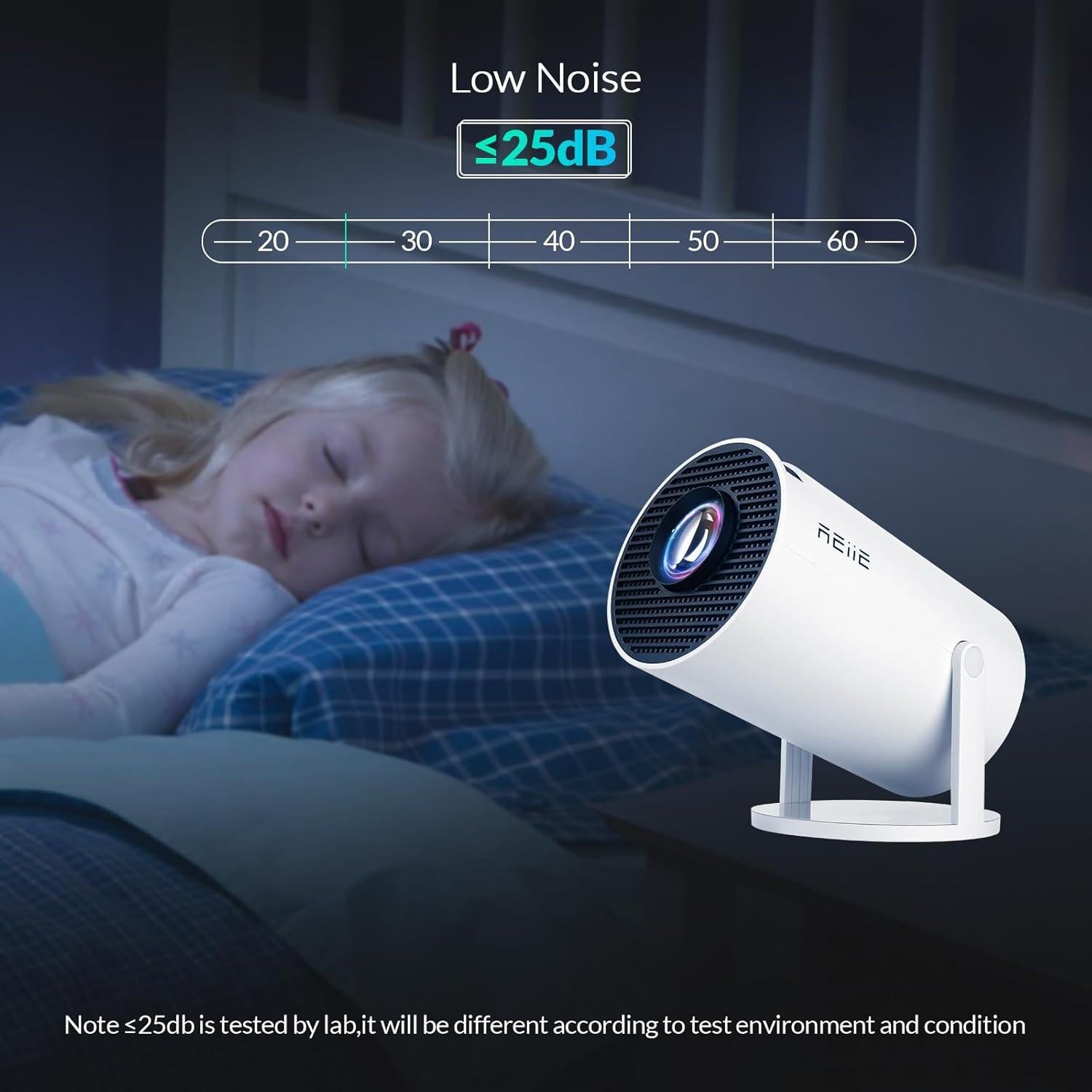 Proyector Mini Portátil Reiie HY300 Pro+ Android 11.0 720P