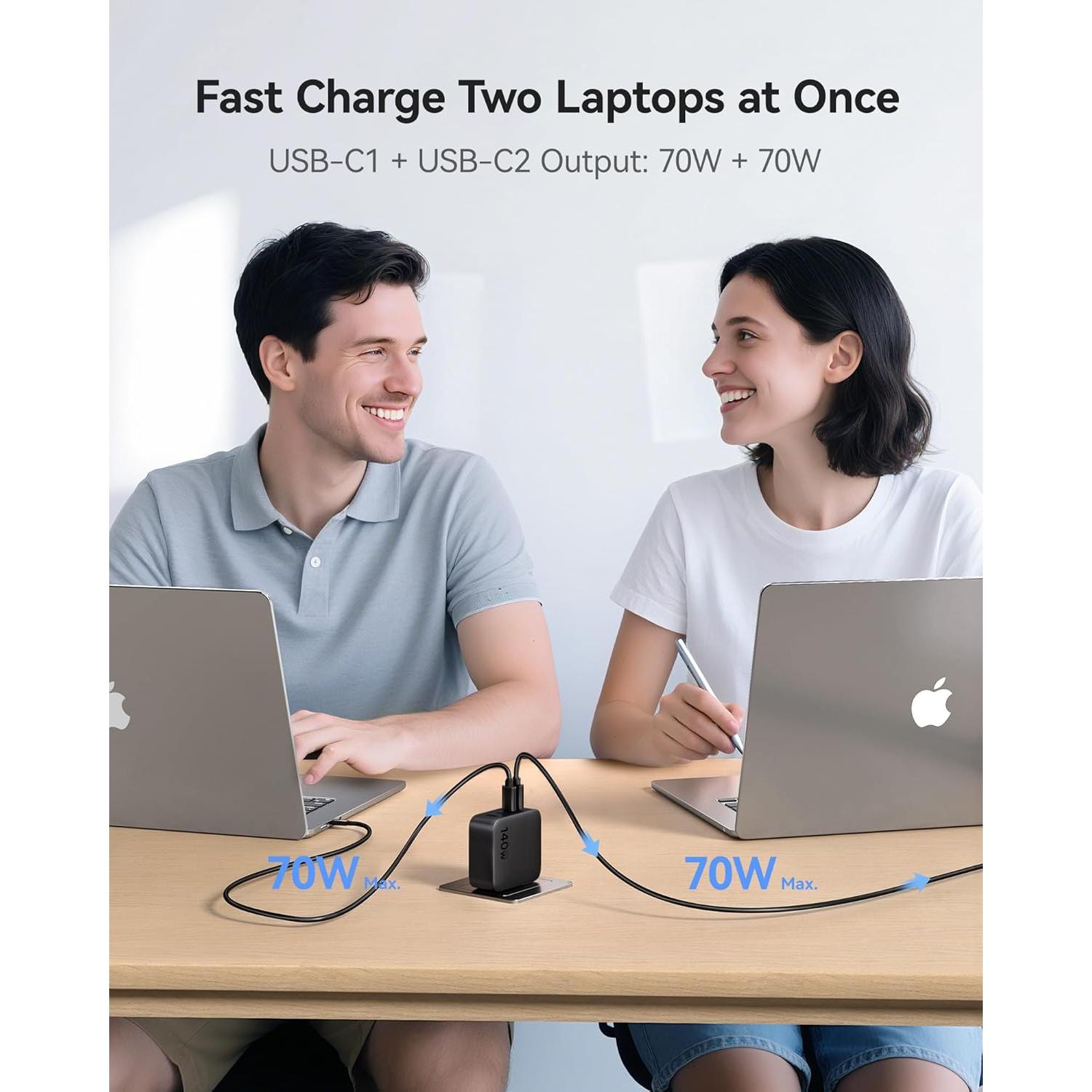 Baseus Estación de Acoplamiento 11 en 1 + Cargador USB C 140W