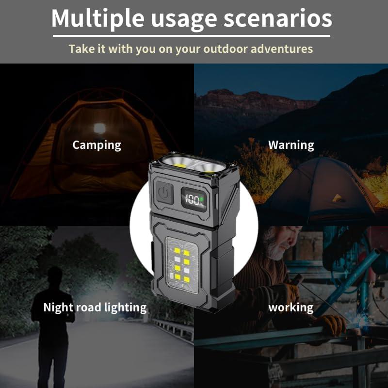 Linterna LED WARSUN DC08 Recargable 800 Lúmenes Compacta