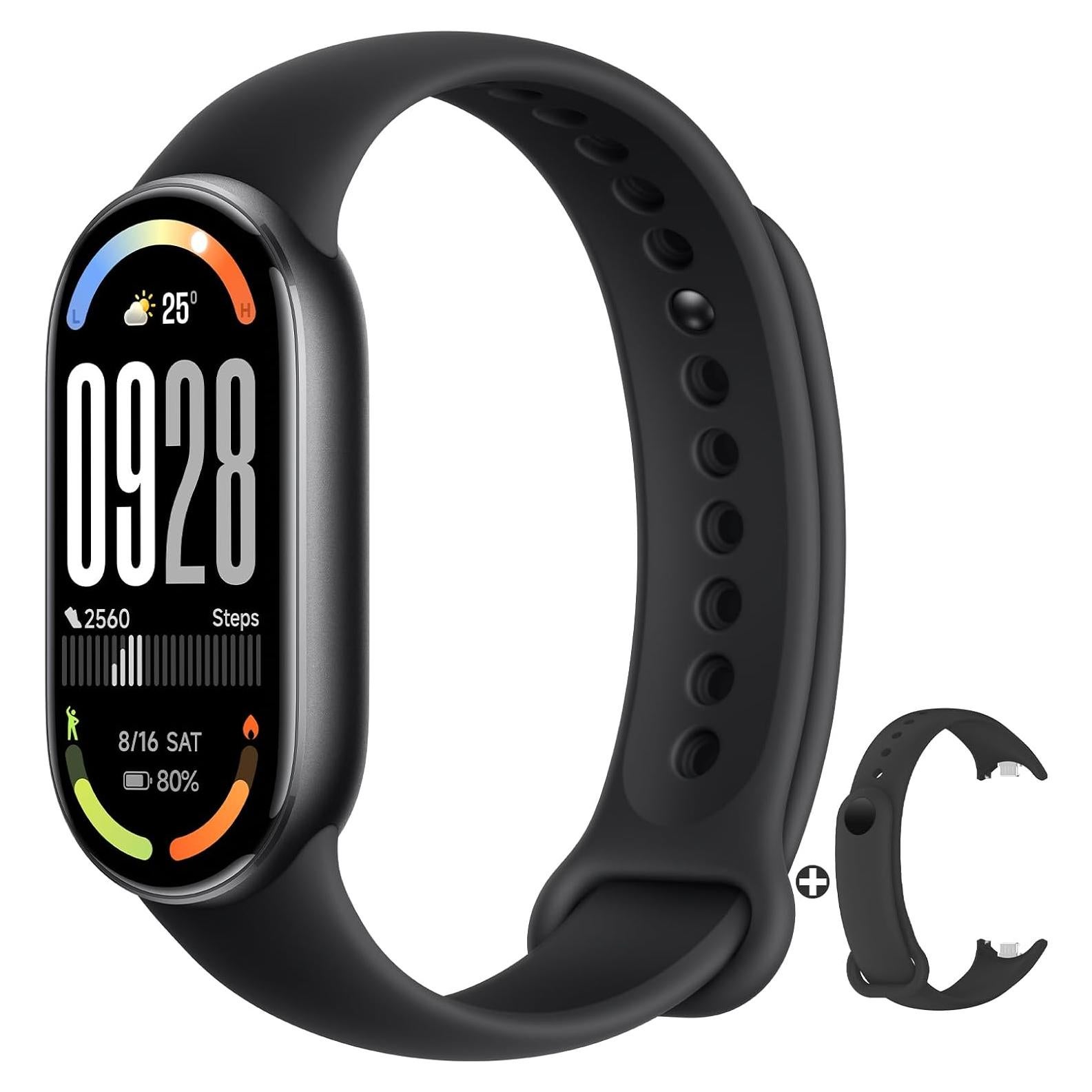 Xiaomi Mi Smart Band 10 - 1.72" AMOLED, 21 Días Batería, Monitor de Frecuencia Cardíaca