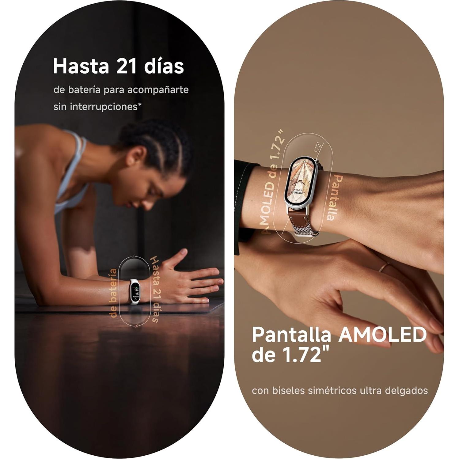 Xiaomi Mi Smart Band 10 - Pantalla AMOLED 4.37 cm, 21 Días Batería