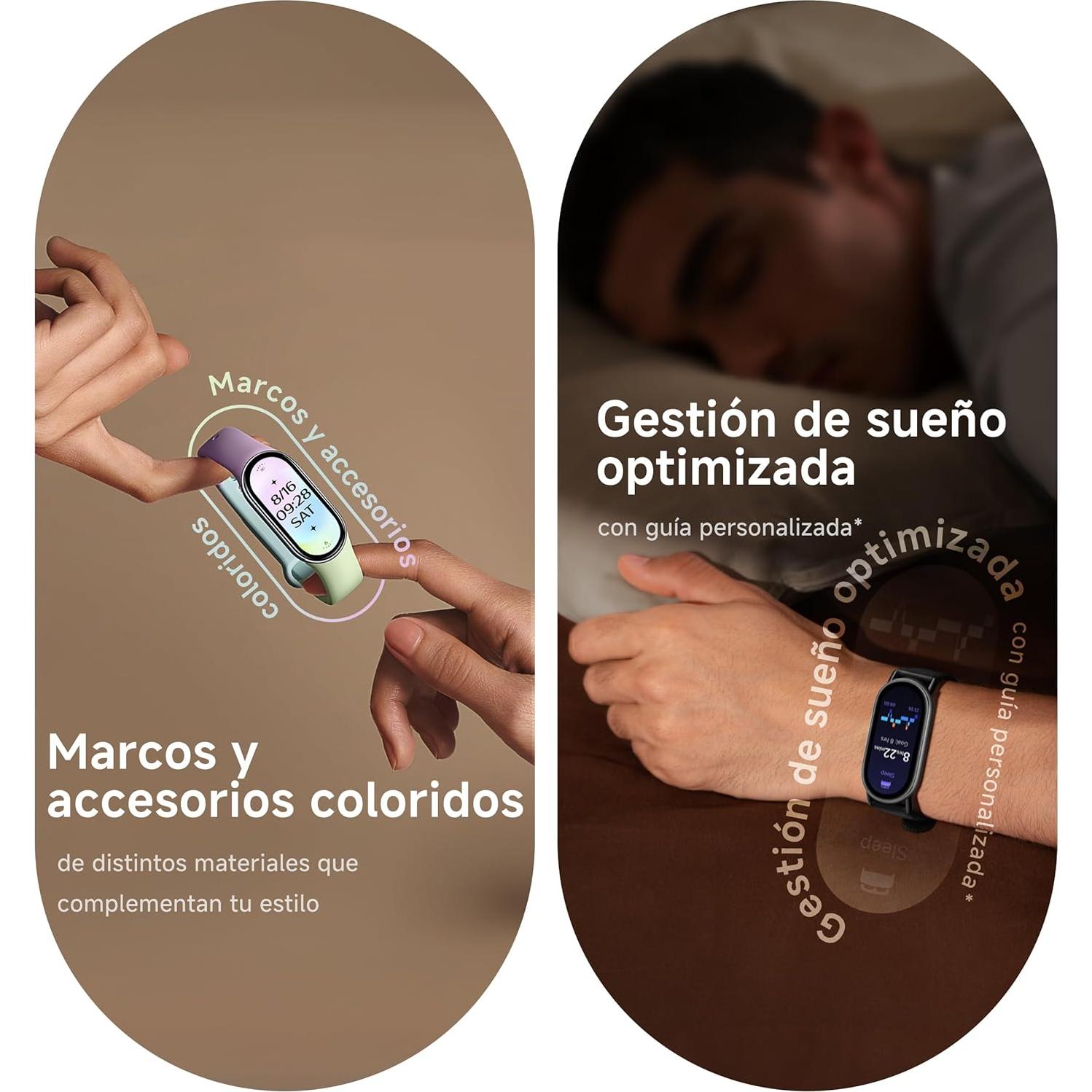 Xiaomi Mi Smart Band 10 - Pantalla AMOLED 4.37 cm, 21 Días Batería