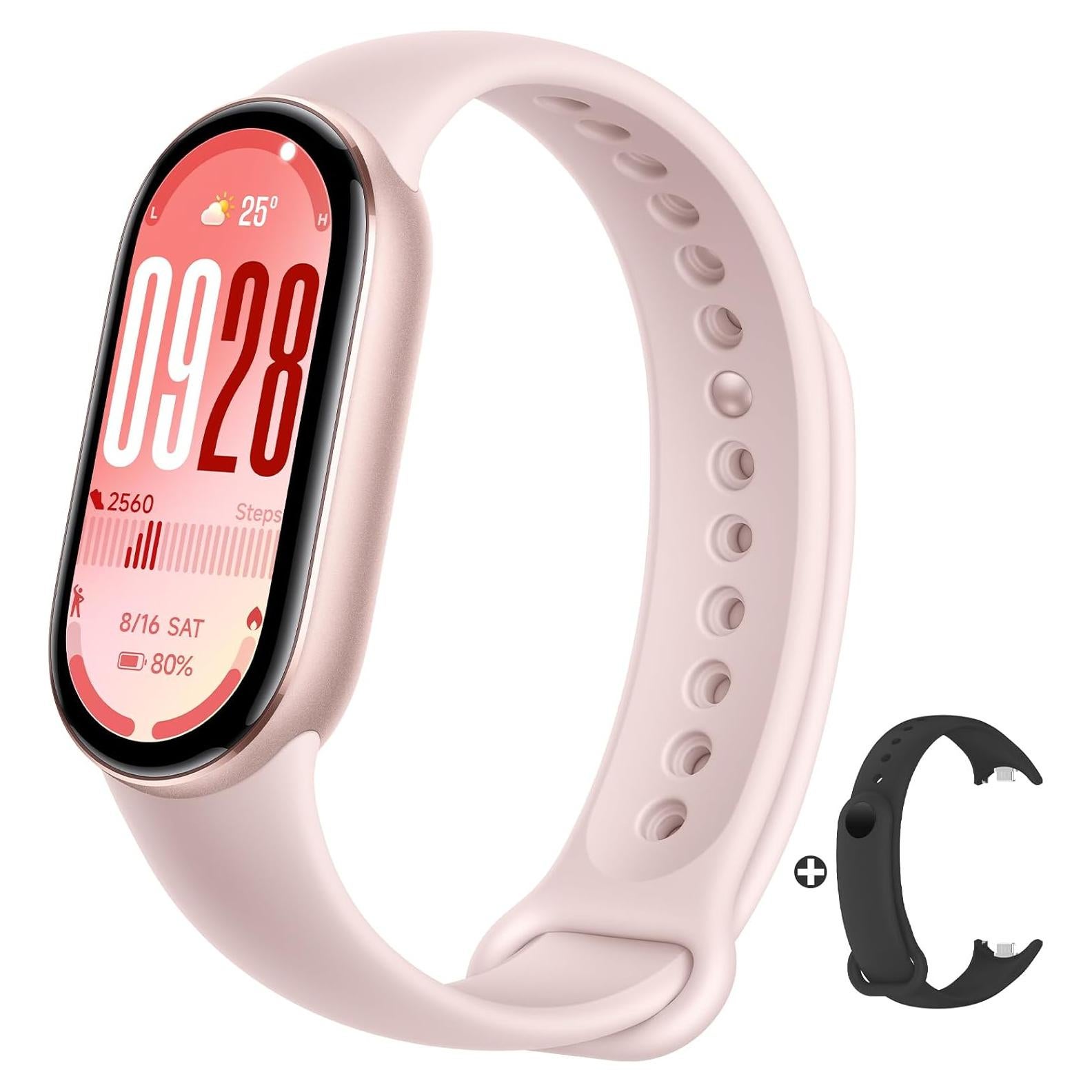 Xiaomi Mi Smart Band 10 - 1.72" AMOLED, 21 Días Batería, Rosa