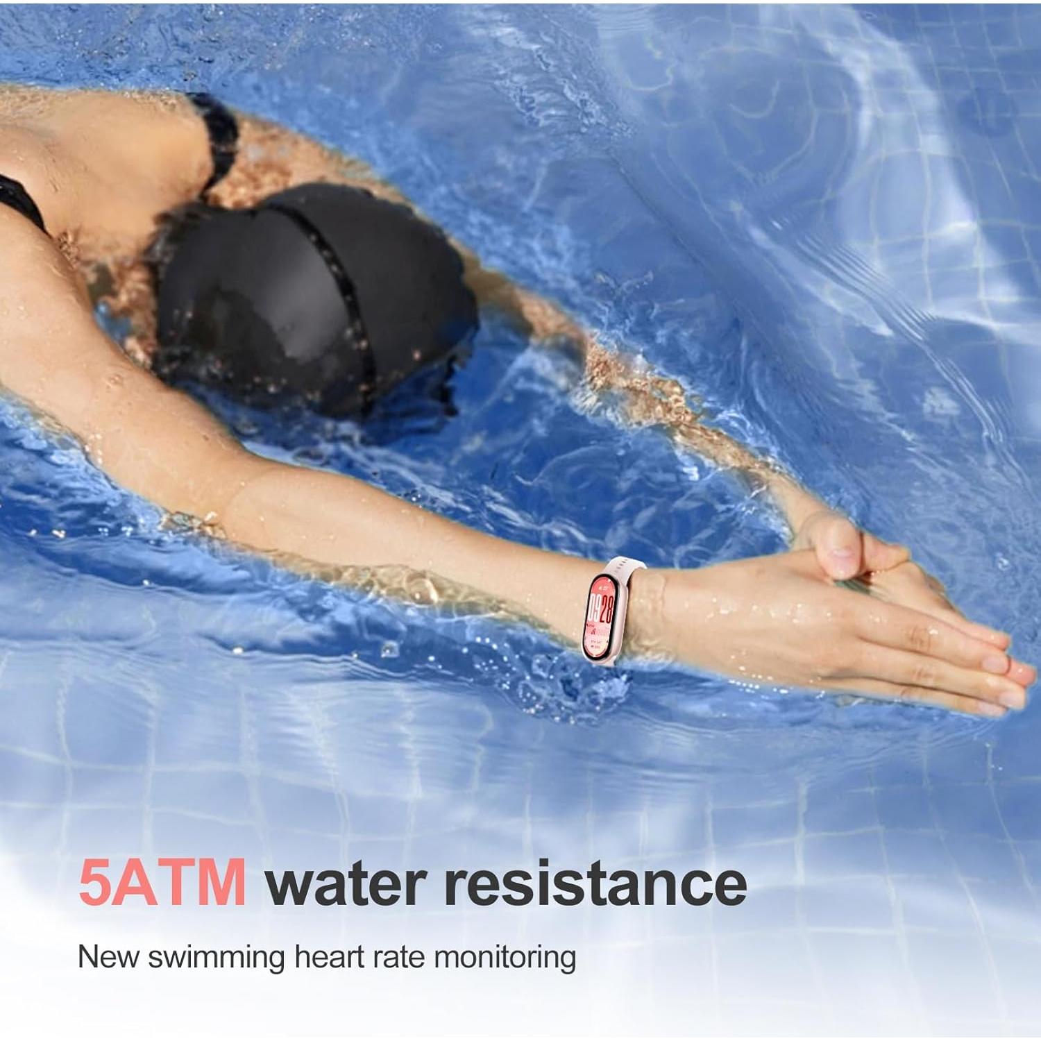 Xiaomi Mi Smart Band 10 - 1.72" AMOLED, 21 Días Batería, Rosa