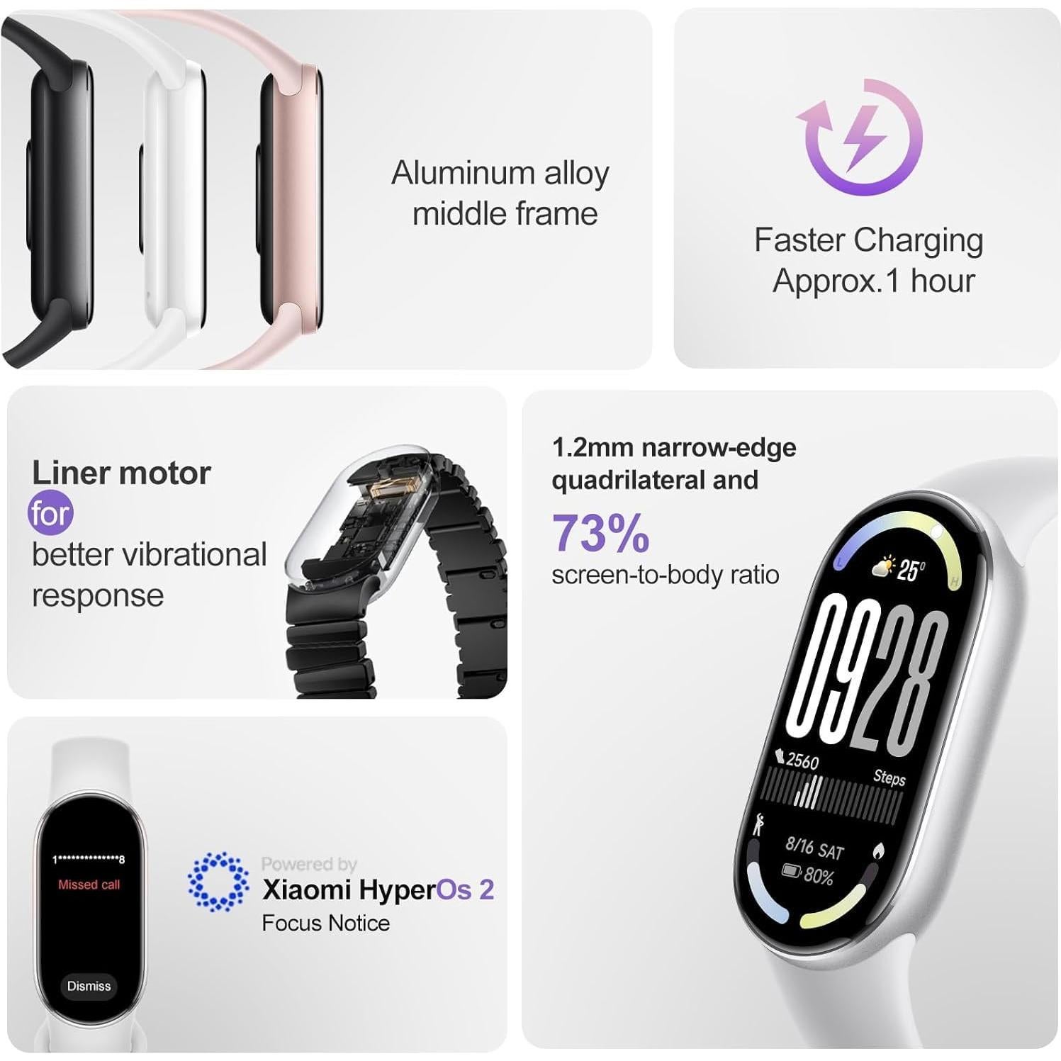 Xiaomi Mi Smart Band 10 - Edición Cerámica 1.72" AMOLED