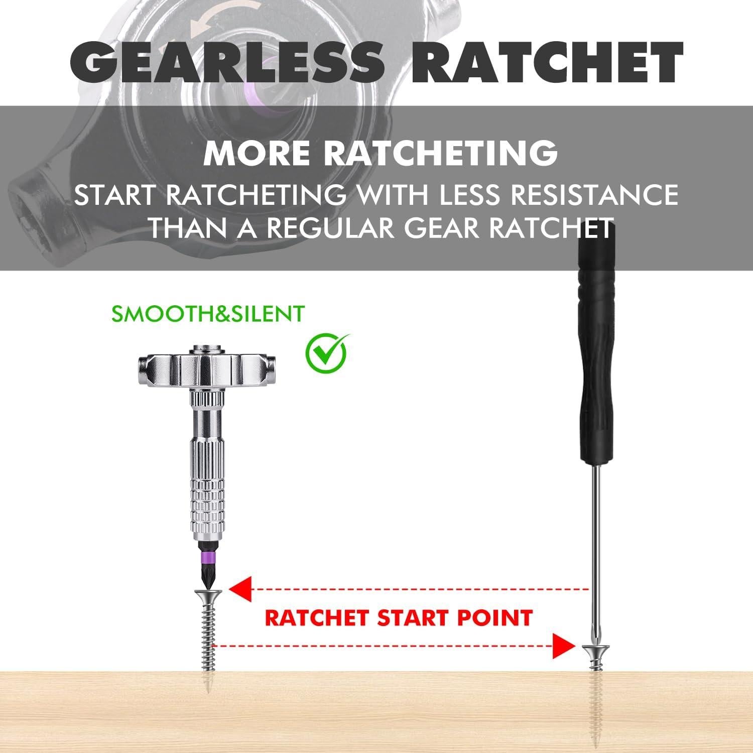 Juego de Destornilladores de Carraca VMAN 40 en 1 con Puntas S2