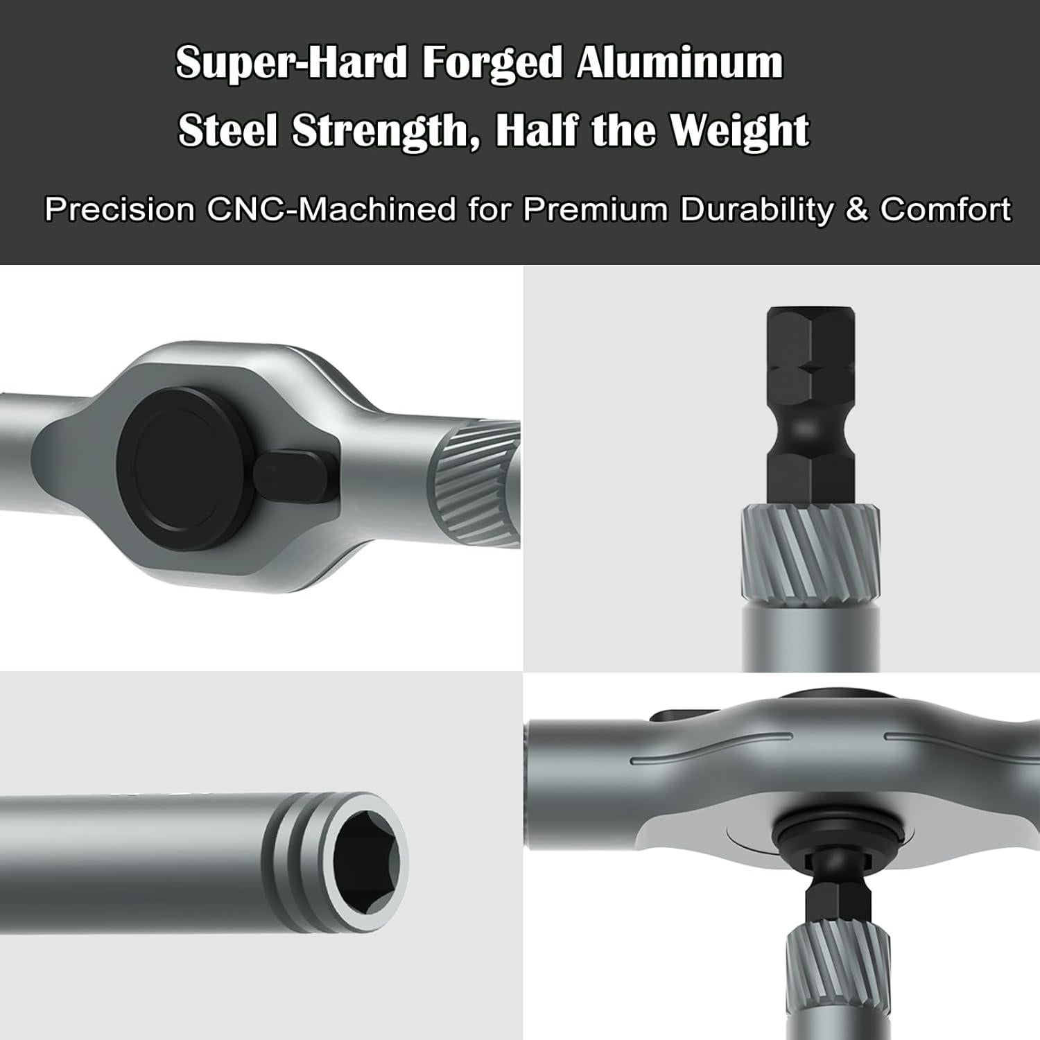 Juego de Destornilladores Magnéticos 24 en 1 Asnish DIY