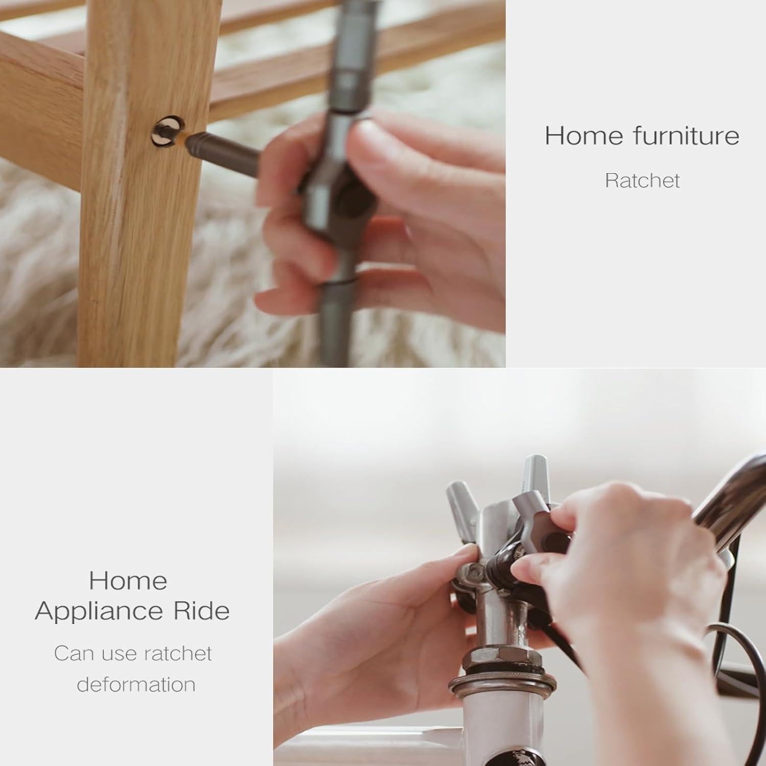 Juego de Destornilladores Magnéticos 24 en 1 Asnish DIY