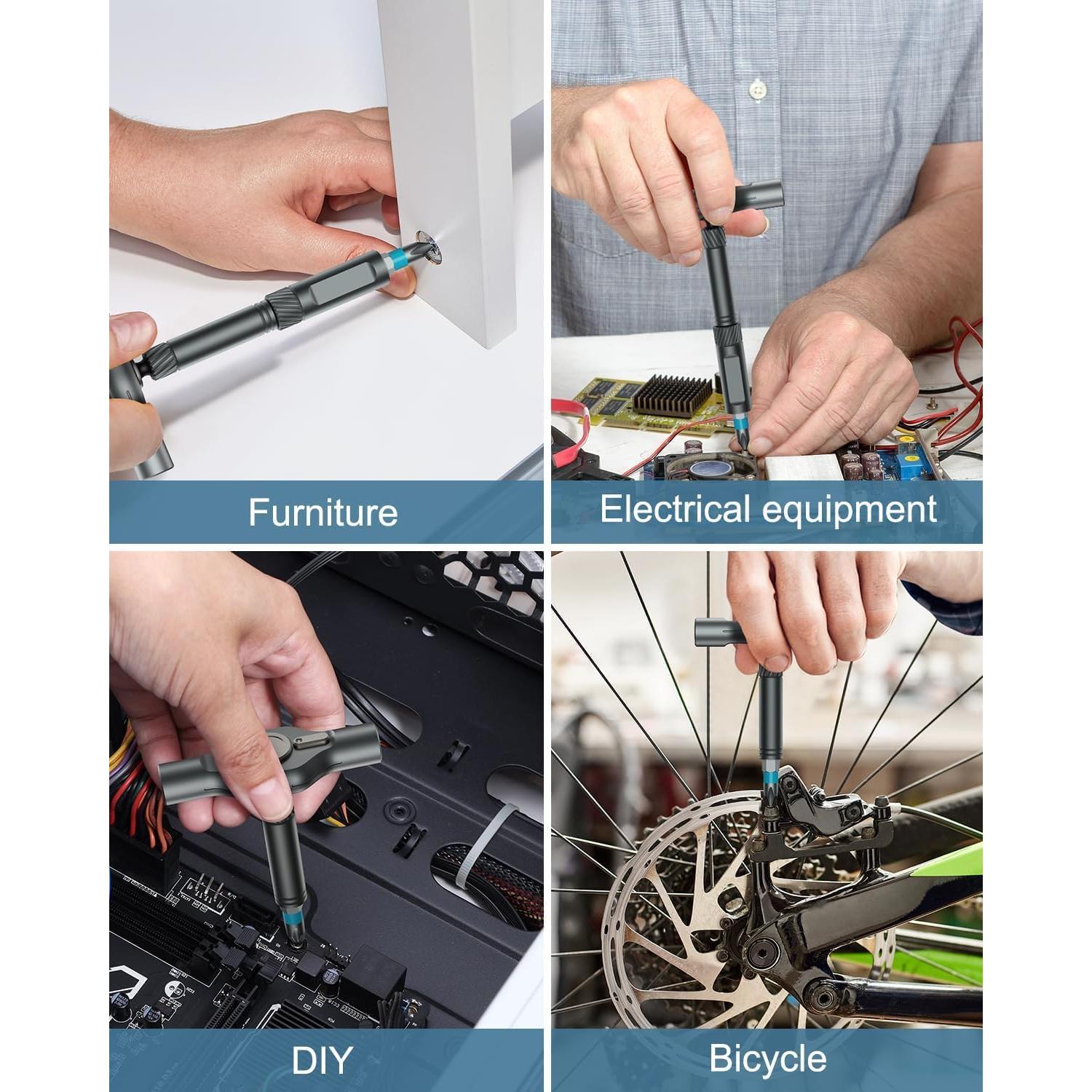 Juego de Destornilladores de Carraca 24 en 1 Ankilo con Estuche