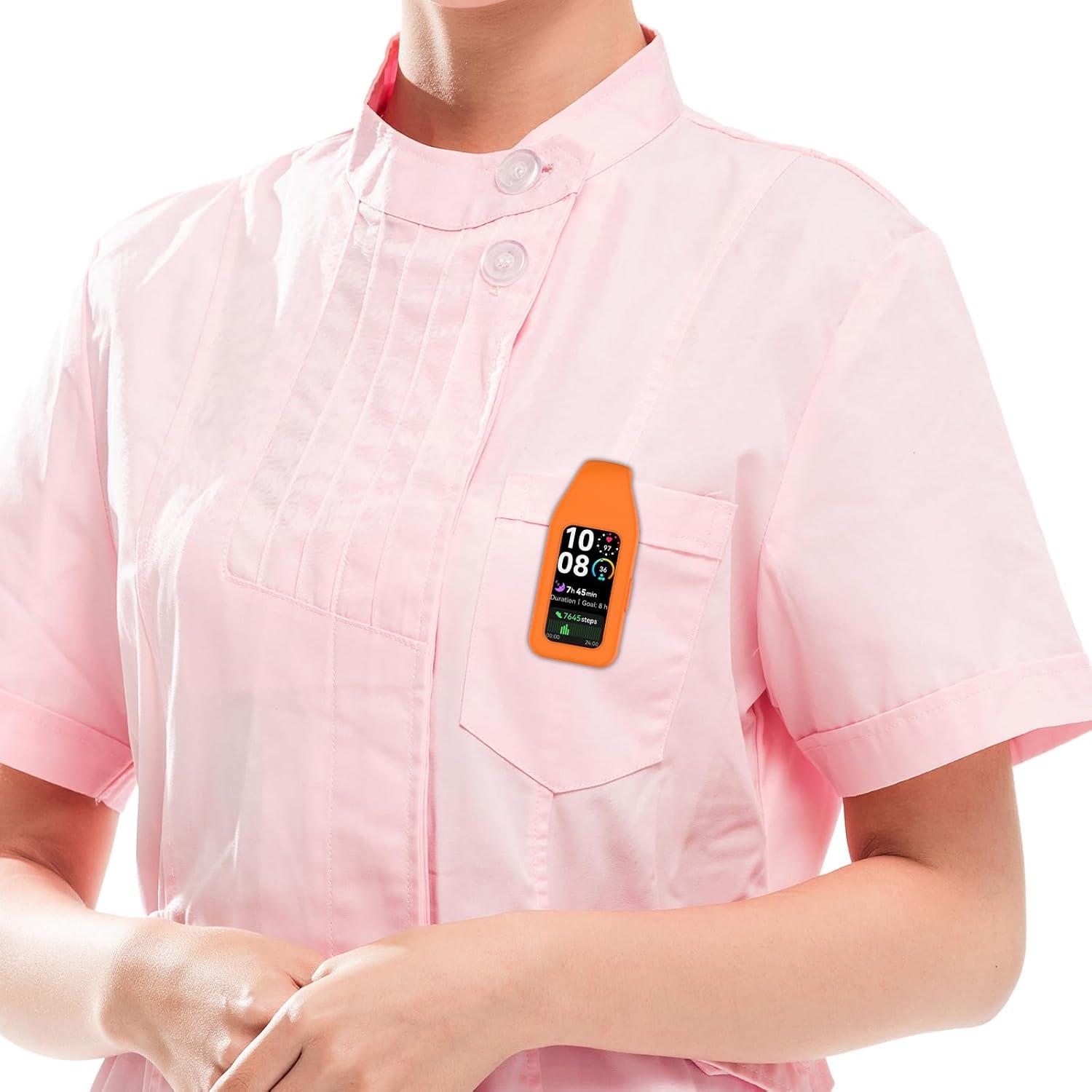 Funda Protectora de Silicona LOKEKE para Huawei Band 10/9/8 - Negro