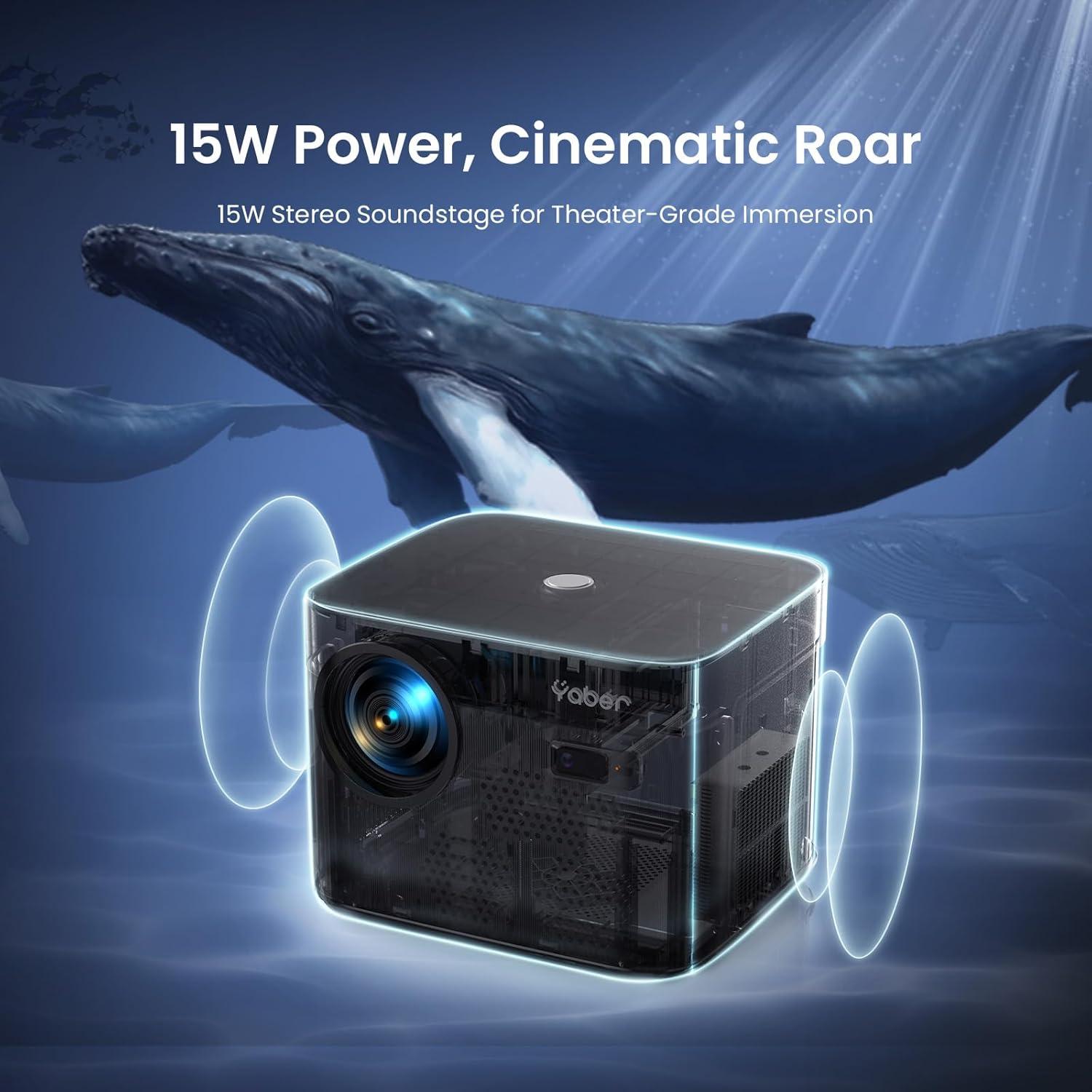 Proyector inteligente Yaber U11 4K con WiFi y Bluetooth